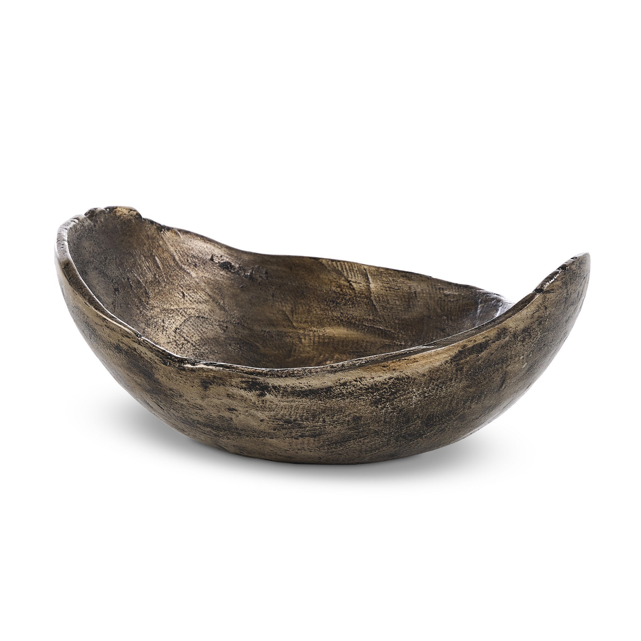 Four Hands Jagen Outdoor Bowl — Rustic Cast Aluminum