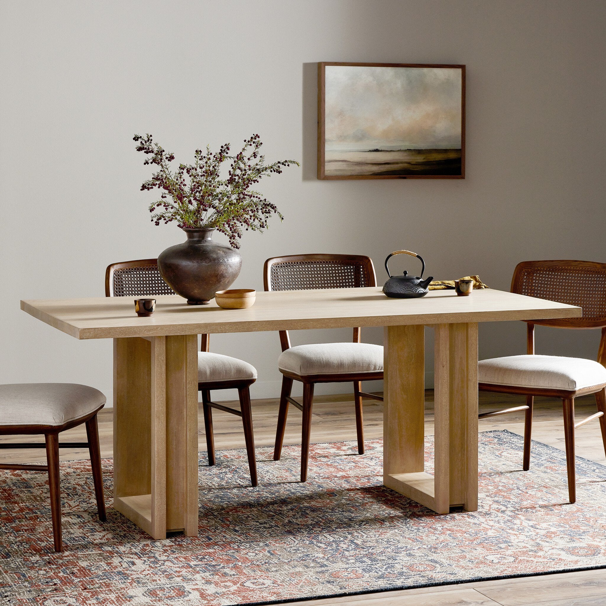 Four Hands Carmel Dining Table — Natural Mango