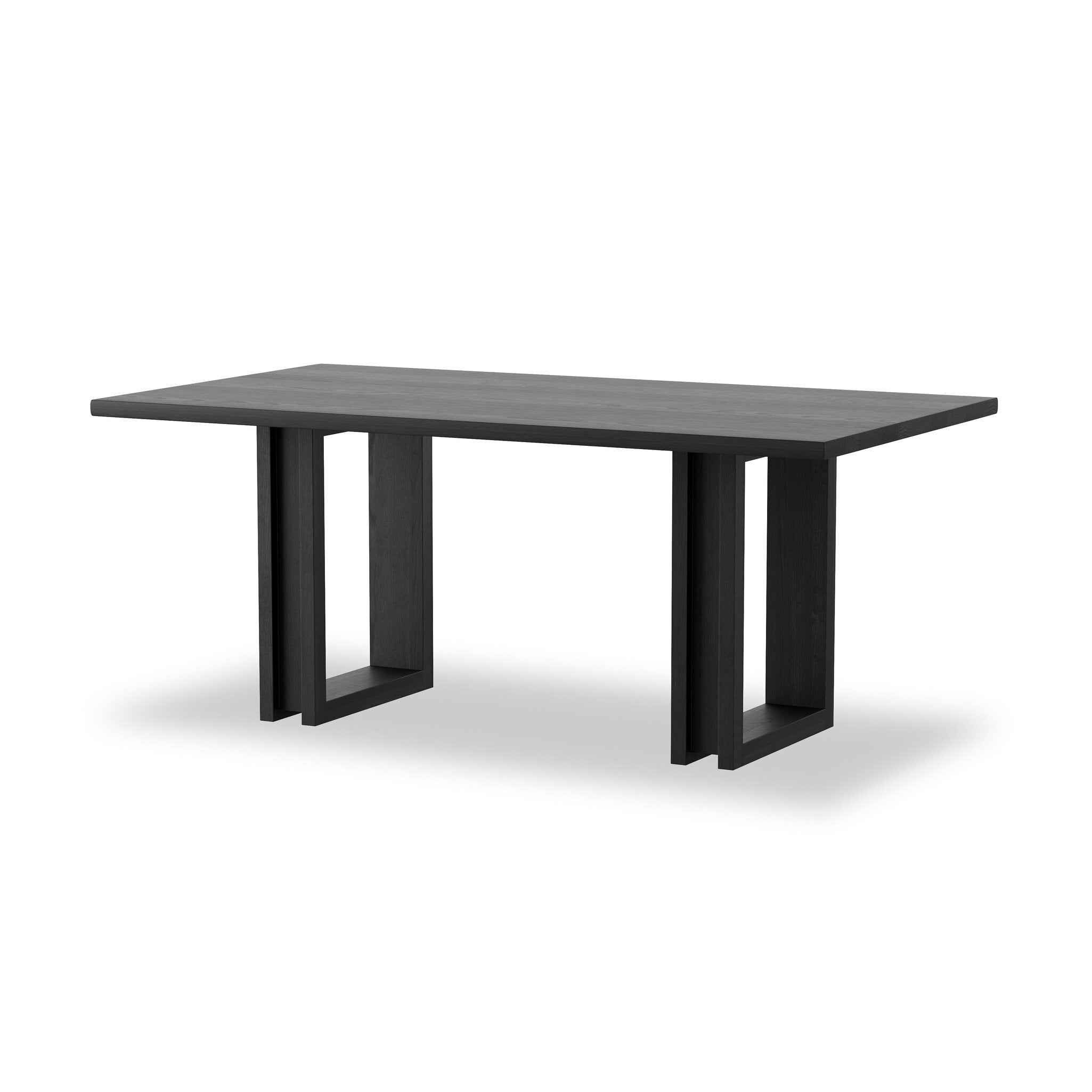 Four Hands Carmel Dining Table — Black Wash