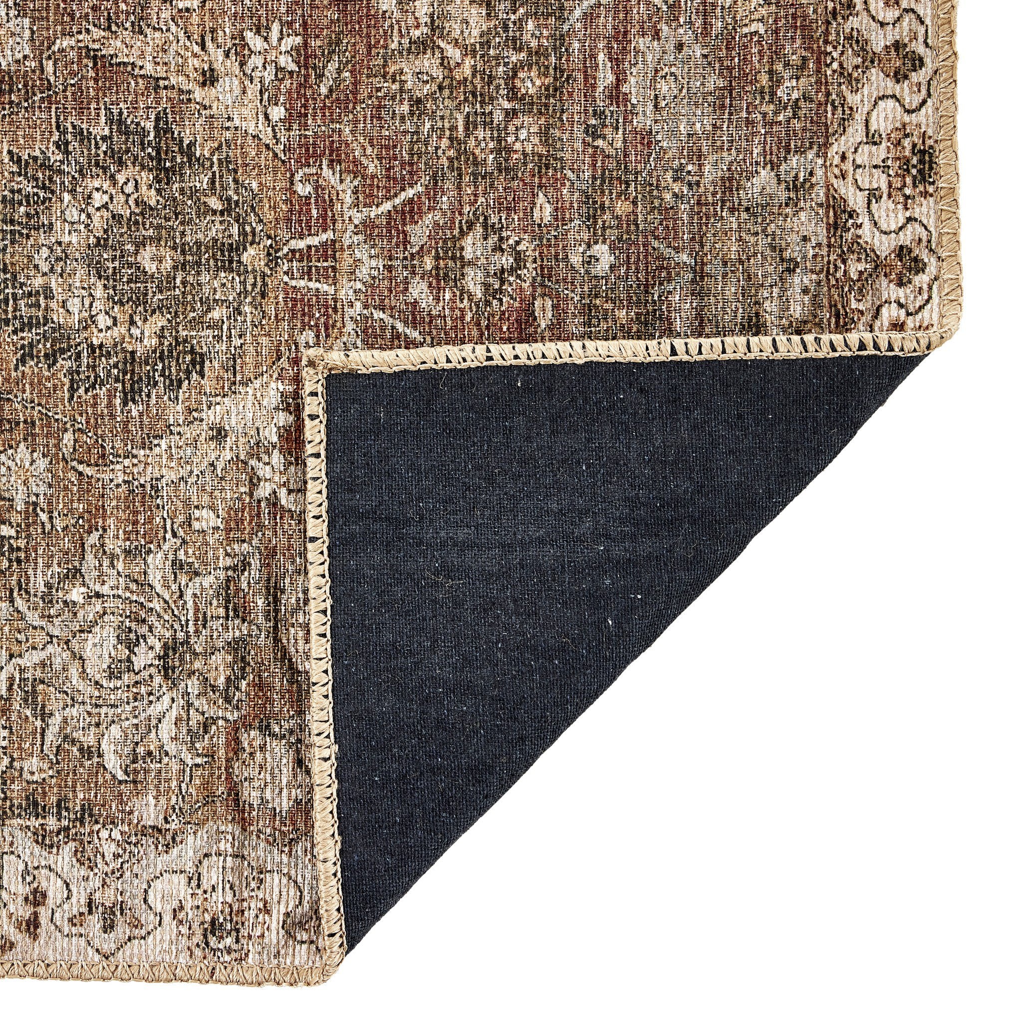 Four Hands Zari Rug — Zari Rust-Runner-2.5'x7.5'