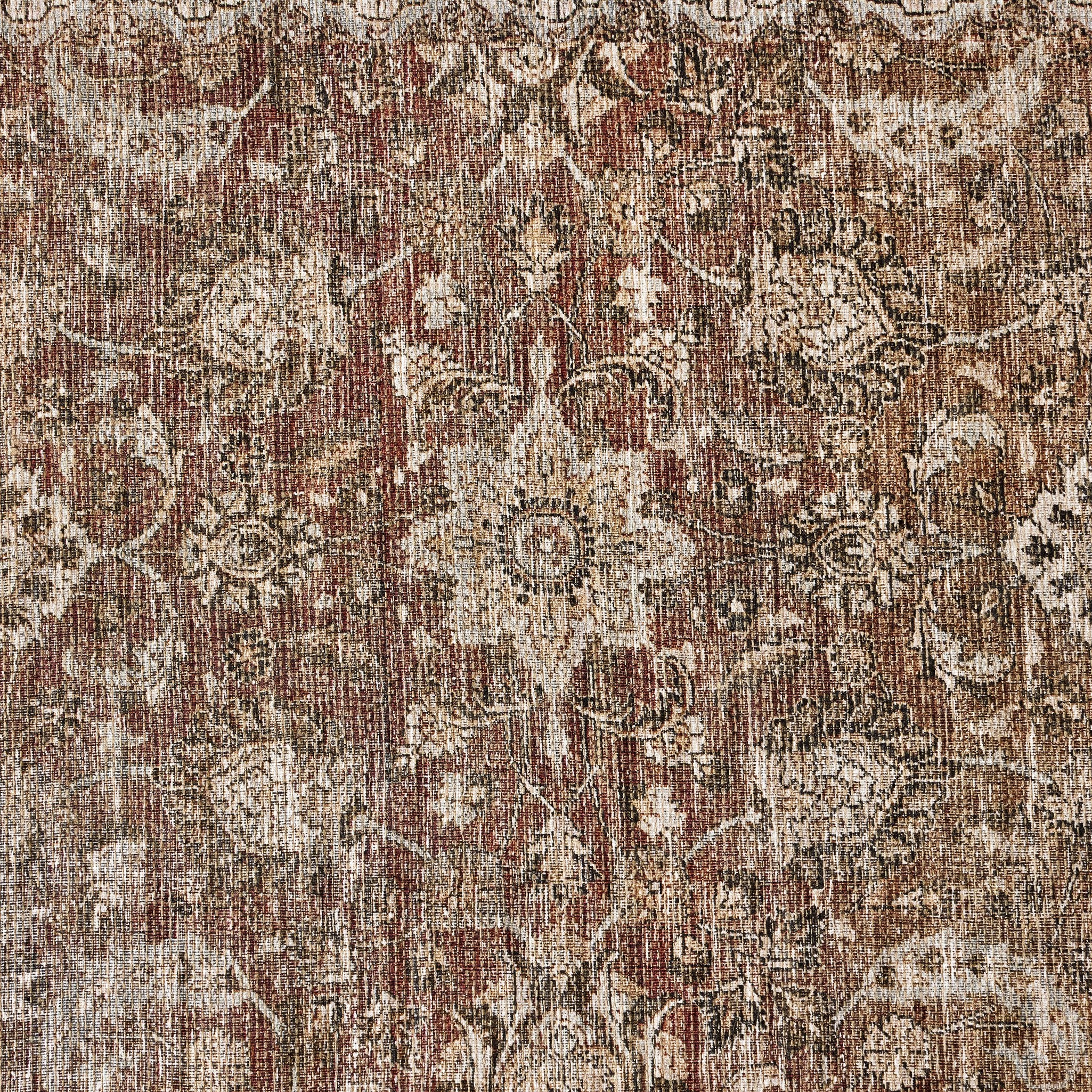Four Hands Zari Rug — Zari Rust-Runner-2.5'x7.5'