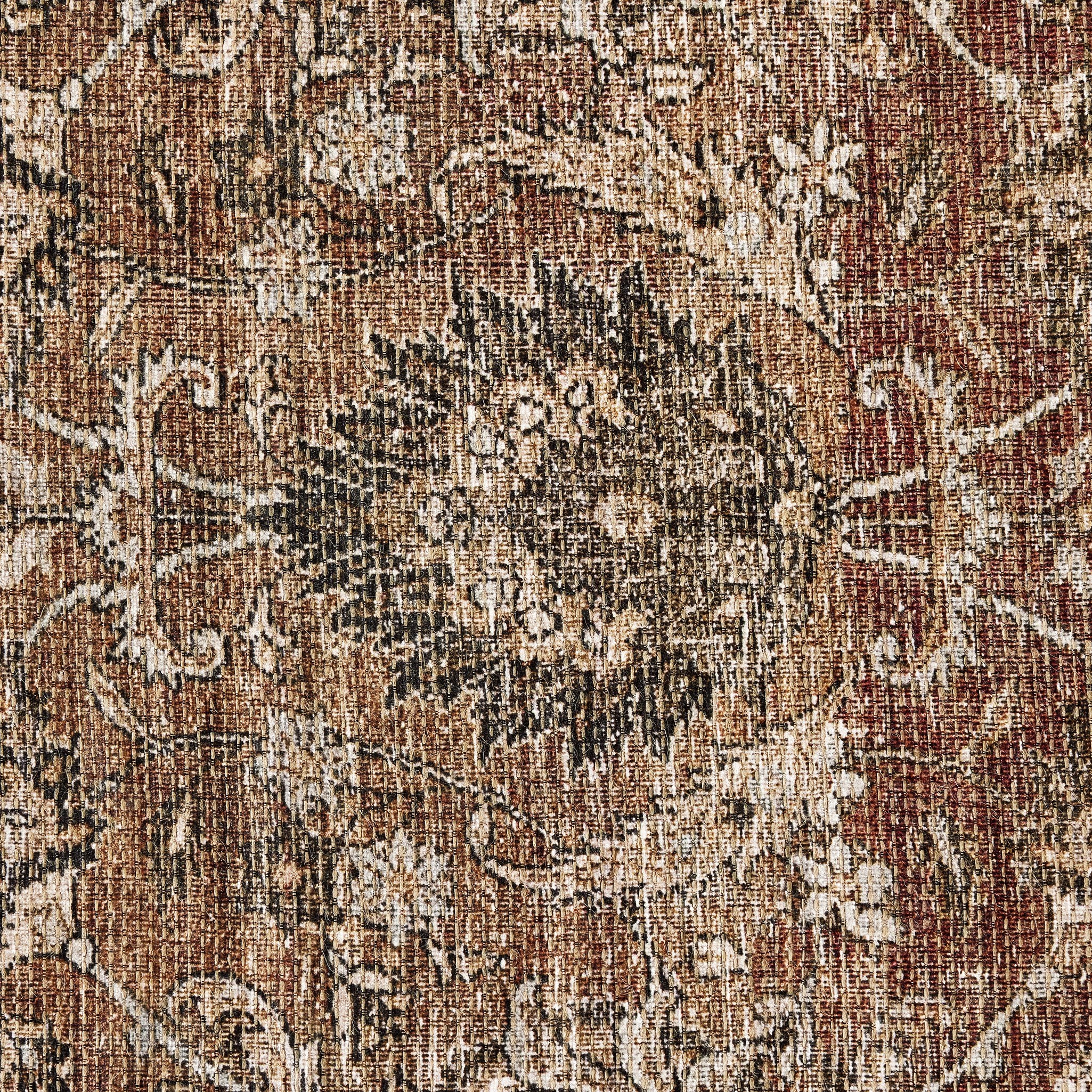 Four Hands Zari Rug — Zari Rust-Runner-2.5'x7.5'