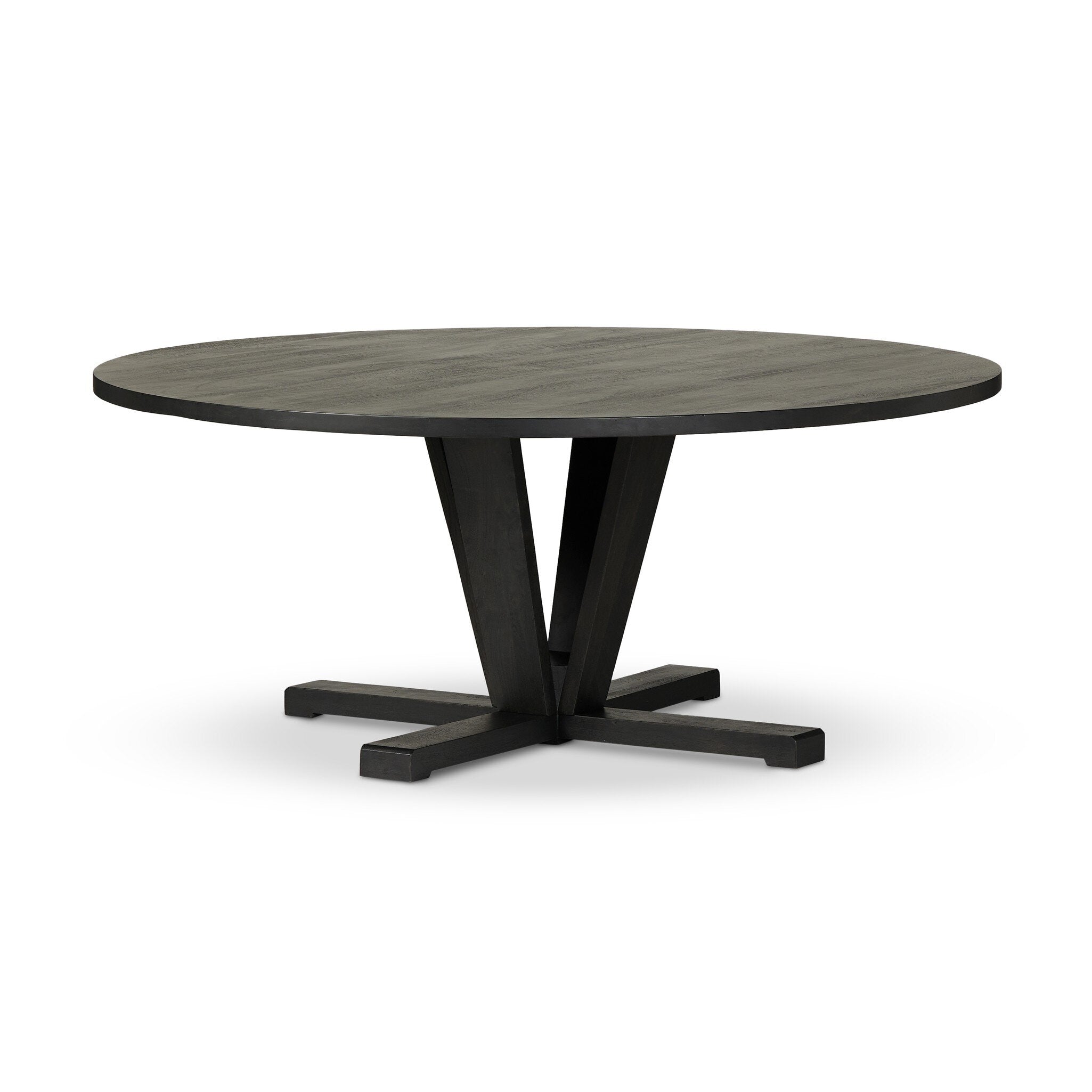 Four Hands Cobain Dining Table — Flint Black