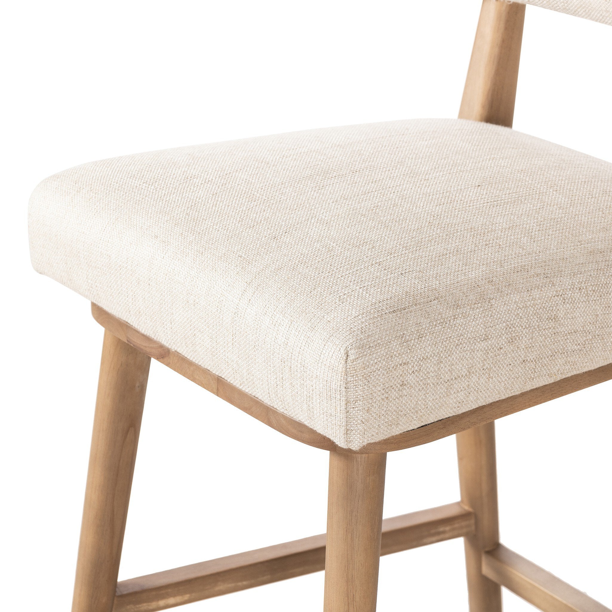 Four Hands Cardell Swivel Bar + Counter Stool — Essence Natural-Washed Natural Parawood-Bar