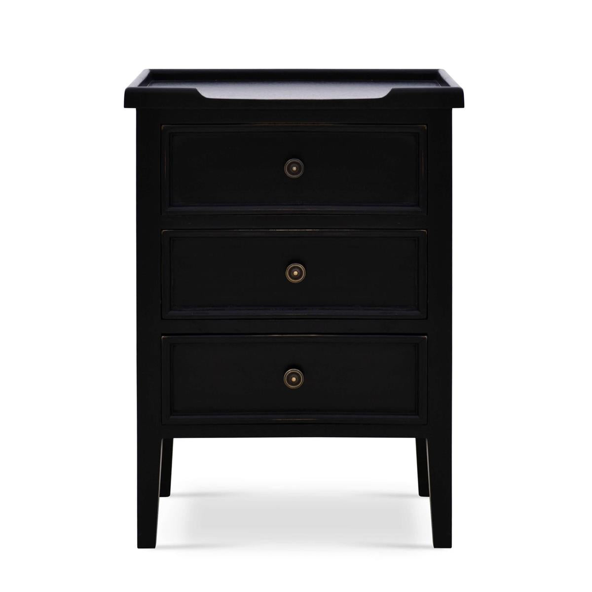Bramble Eton 3 Drawer End Table — Batavia Black