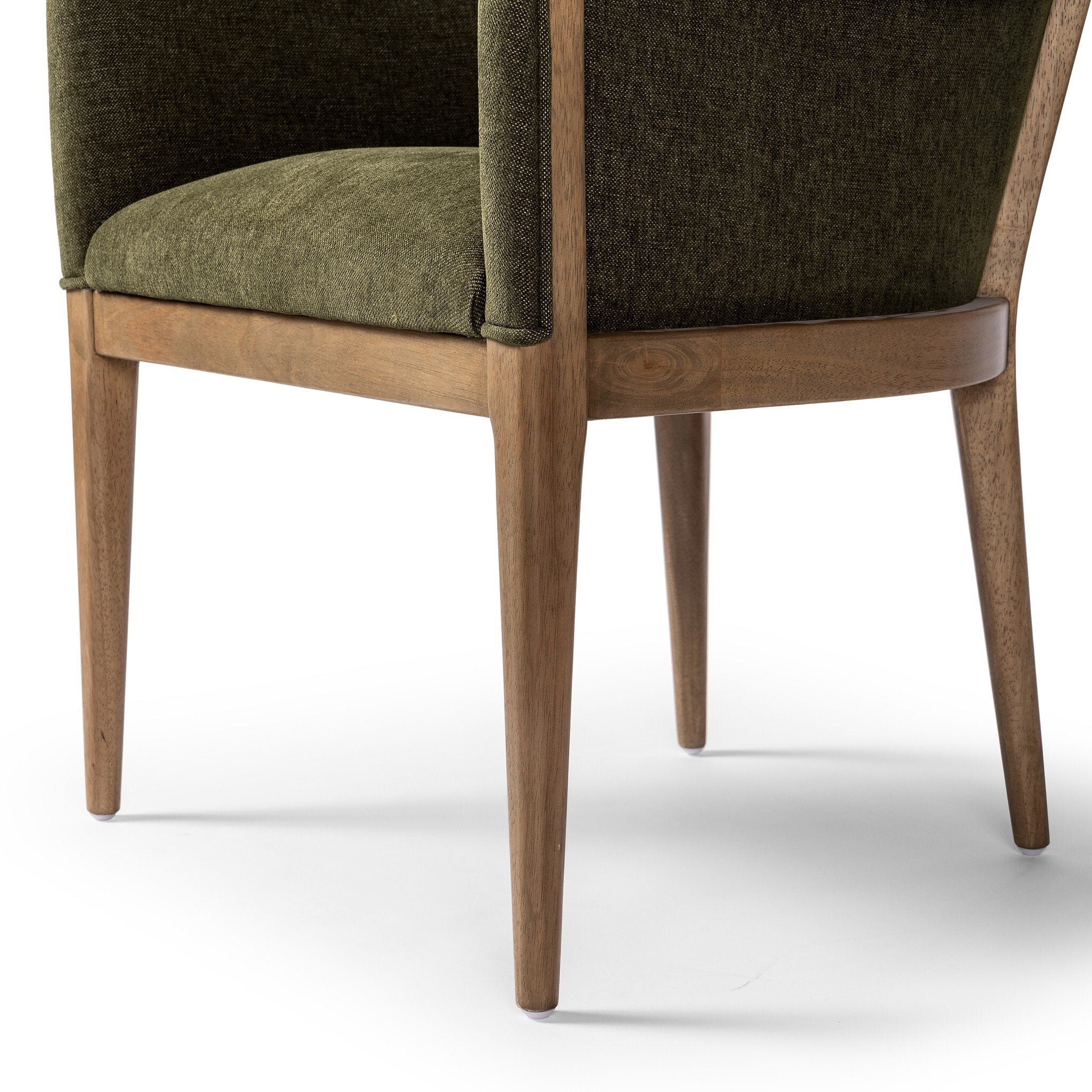 Four Hands Colston Dining Chair — Sutton Olive-Warm Buff Parawood