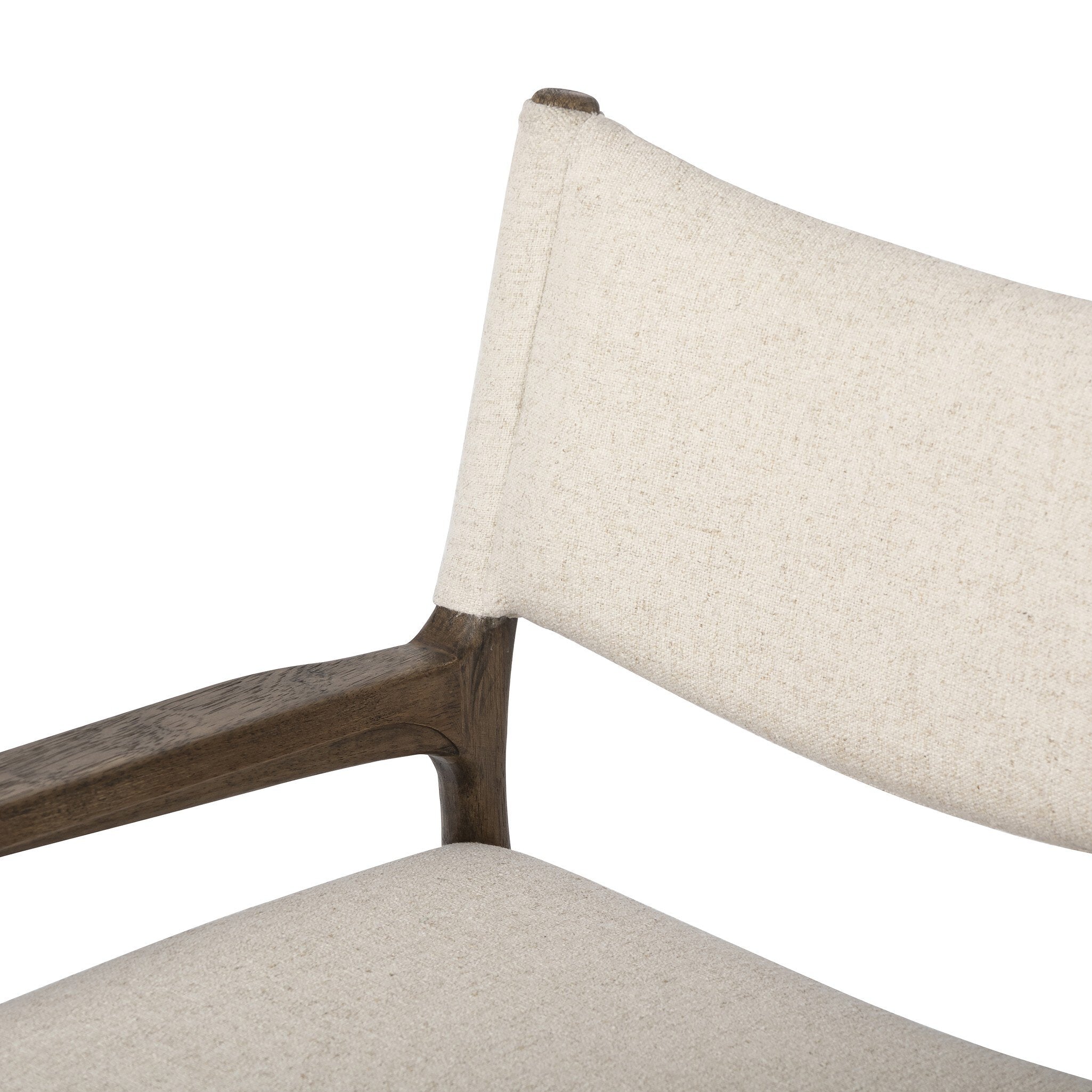 Four Hands Jayla Dining Armchair — Antwerp Natural-Antique Walnut