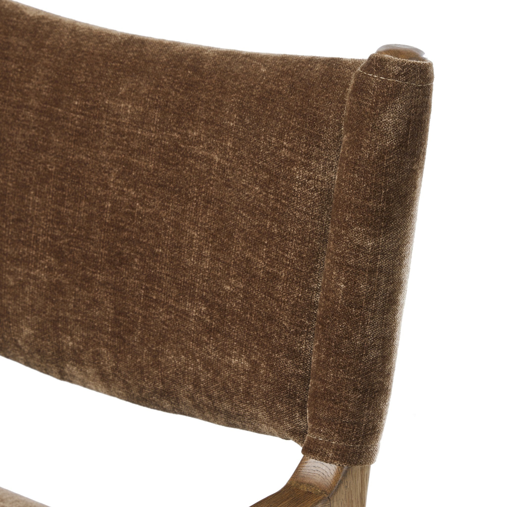 Four Hands Jayla Dining Armchair — Altair Mushroom-Toasted Oak