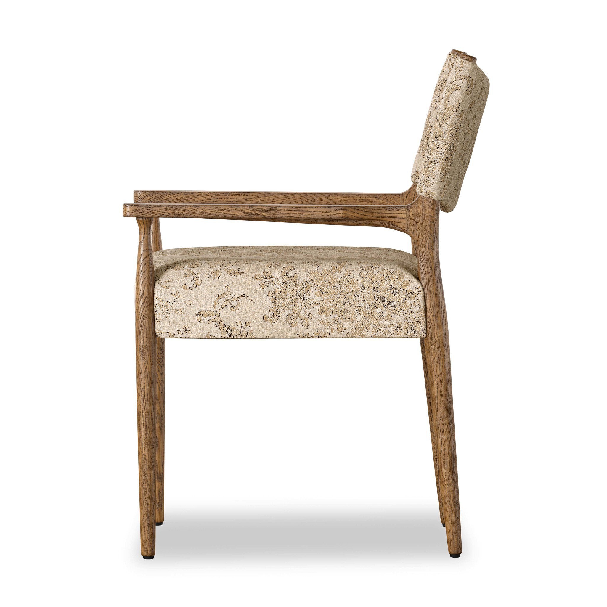 Four Hands Jayla Dining Armchair — Fallingbrook Natural-Toasted Oak