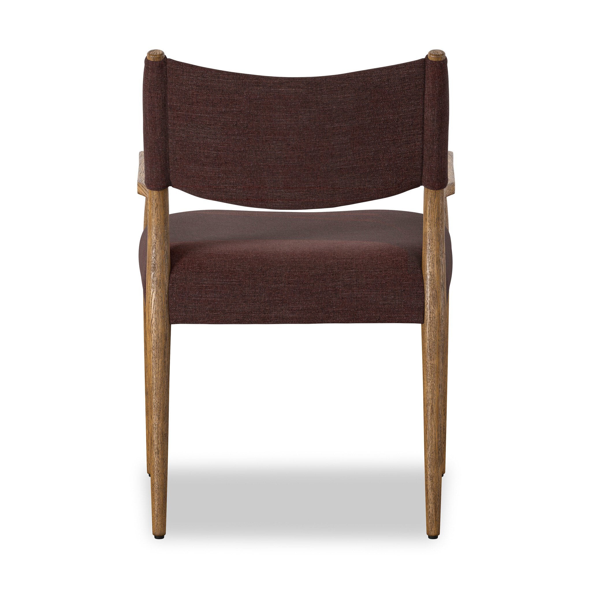 Four Hands Jayla Dining Armchair — Laughlin Plum-Toasted Oak