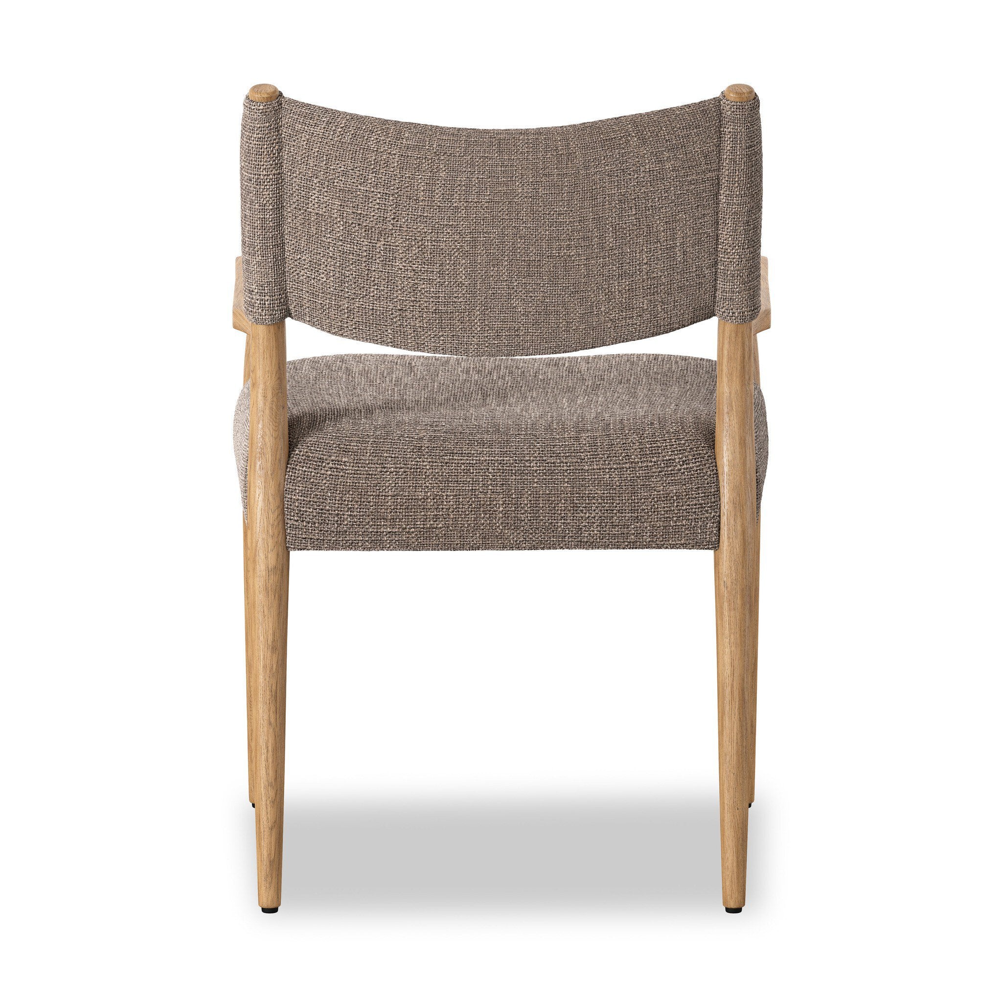 Four Hands Jayla Dining Armchair — Saxon Mink-Natural Oak