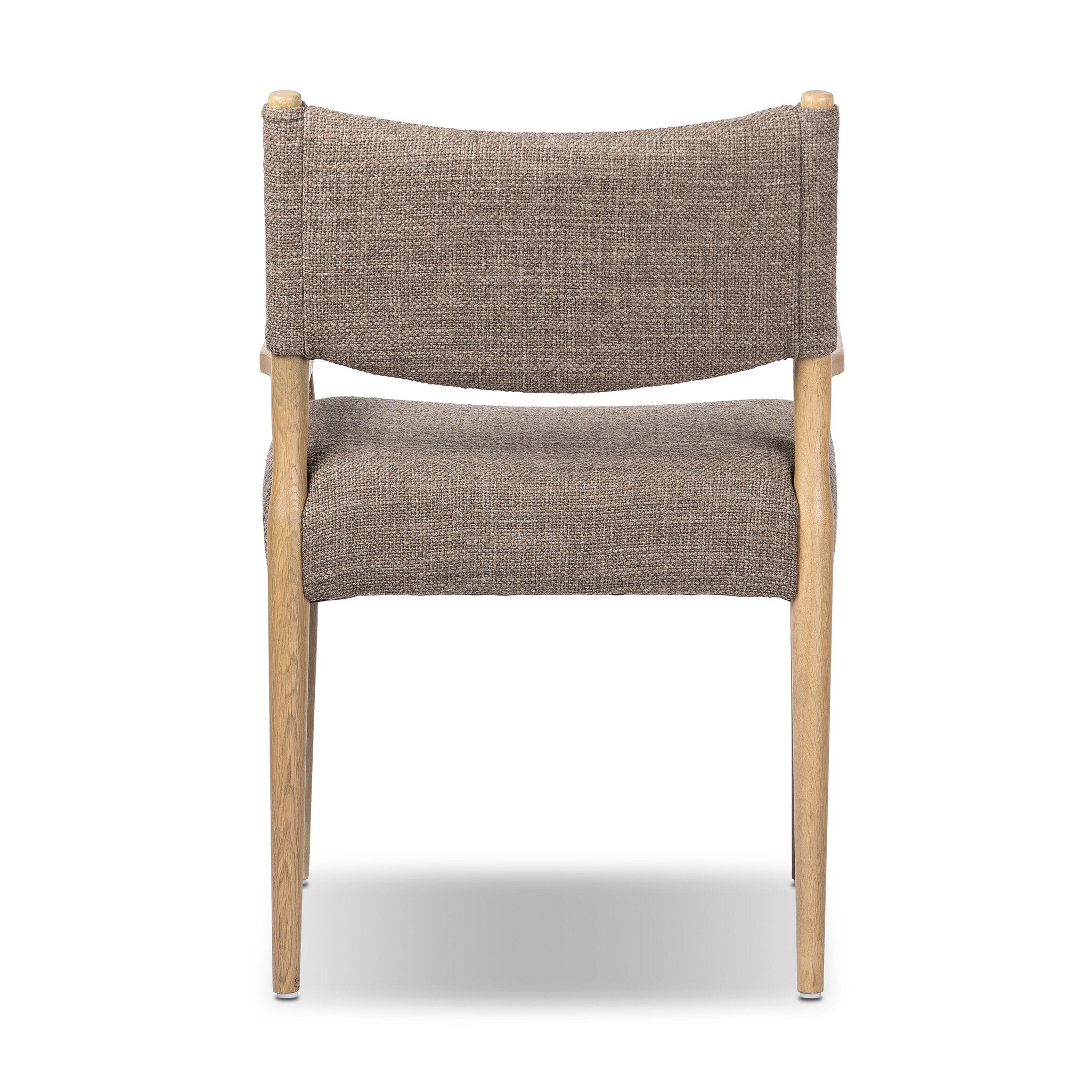 Four Hands Jayla Dining Armchair — Saxon Mink-Natural Oak