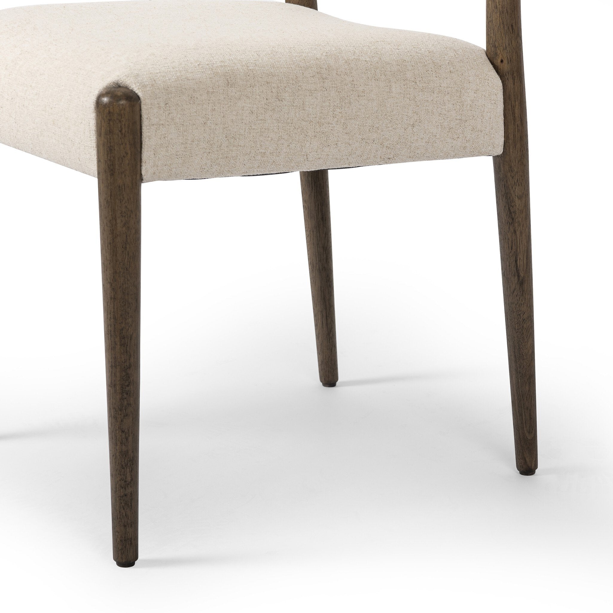 Four Hands Jayla Armless Dining Chair — Antwerp Natural-Antique Walnut