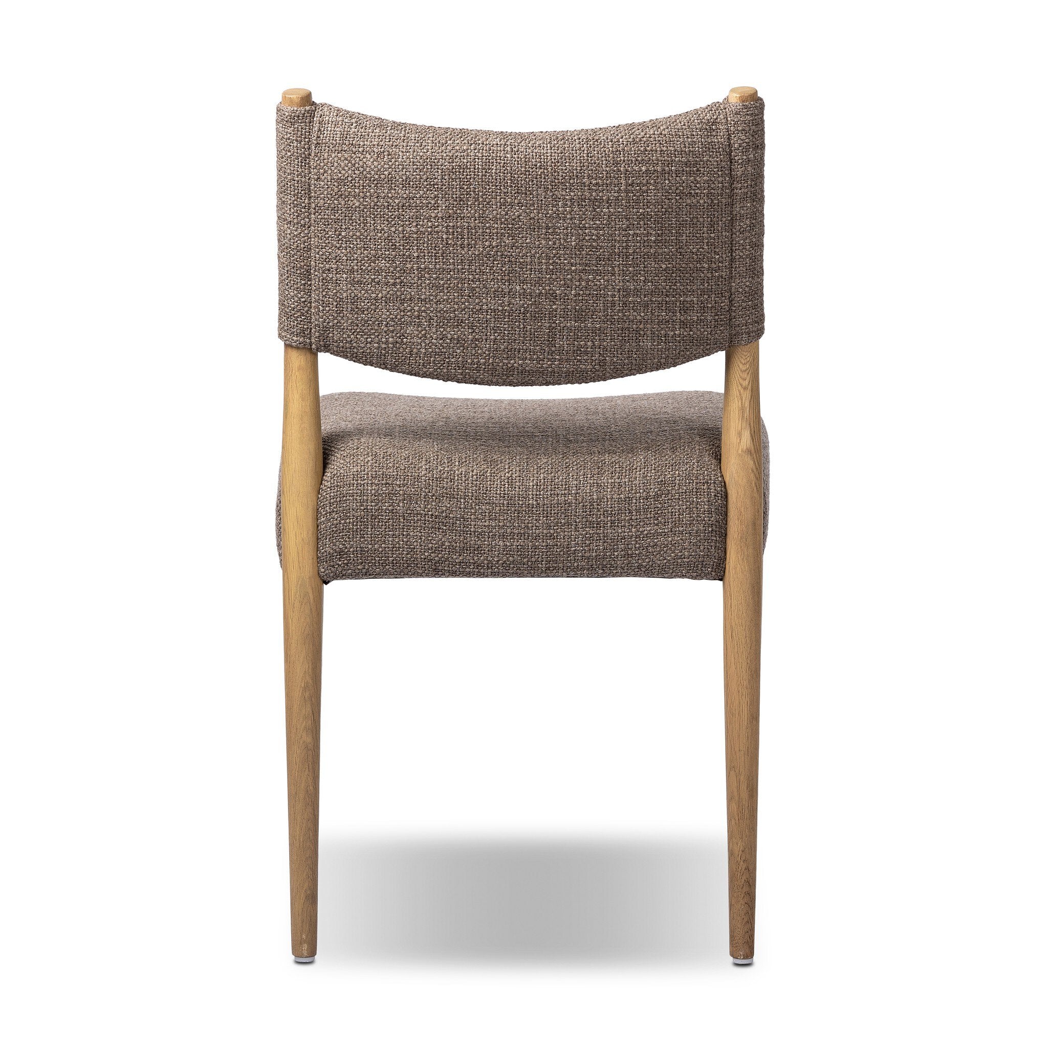 Four Hands Jayla Armless Dining Chair — Saxon Mink-Natural Oak