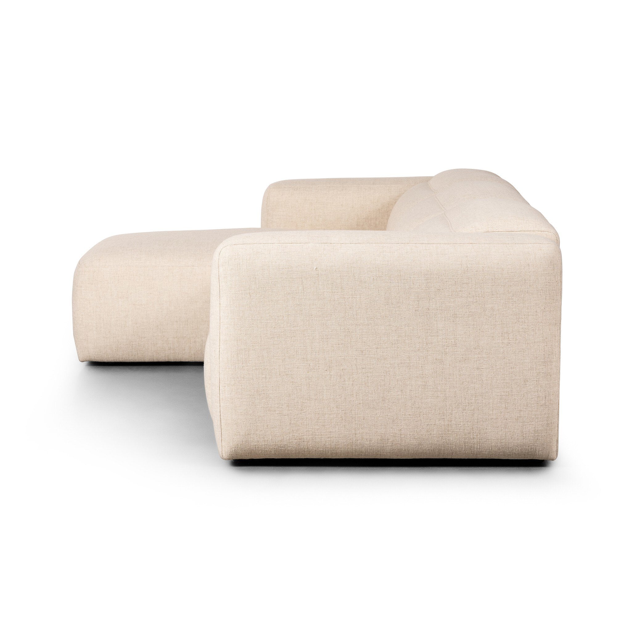 Four Hands Radley Power Recliner 3-Piece Sectional W/ Chaise — Antigo Natural