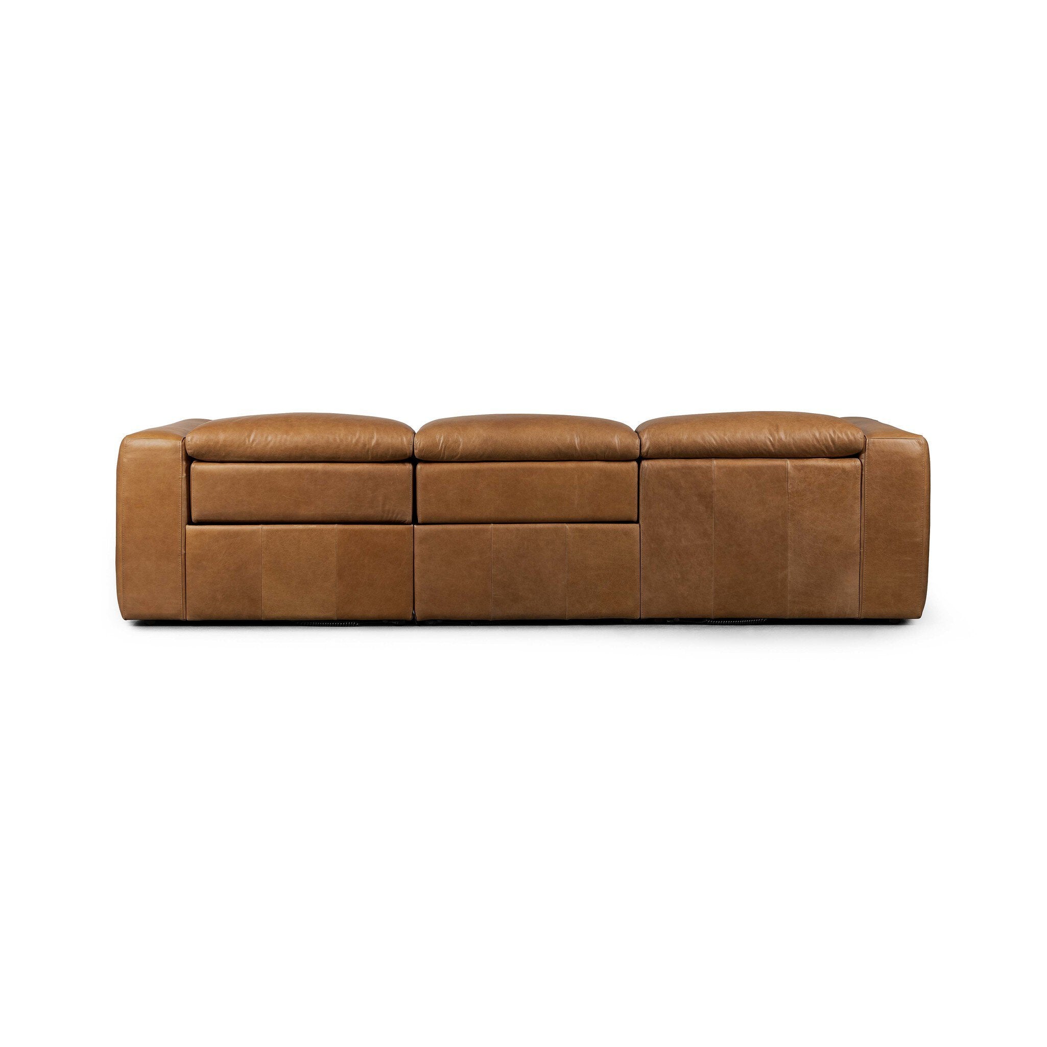 Four Hands Radley Power Recliner 3-Piece Sectional W/ Chaise — Sonoma Butterscotch