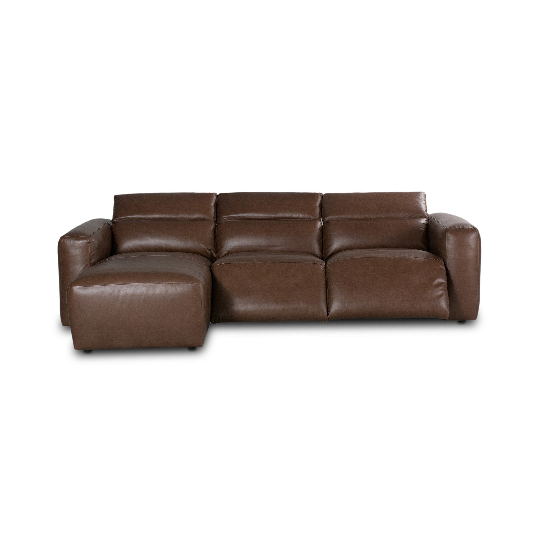 Four Hands Radley Power Recliner 3-Piece Sectional W/ Chaise — Sonoma Coco