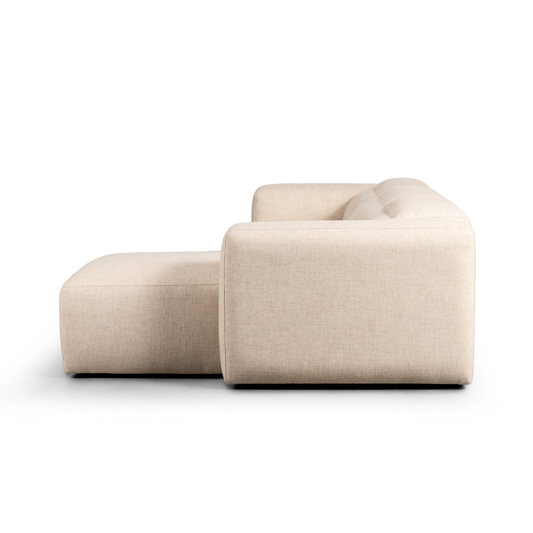 Four Hands Radley Power Recliner 3-Piece Sectional W/ Chaise — Antigo Natural