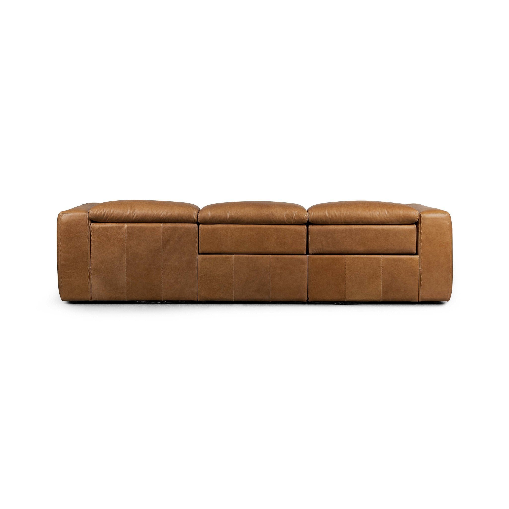 Four Hands Radley Power Recliner 3-Piece Sectional W/ Chaise — Sonoma Butterscotch