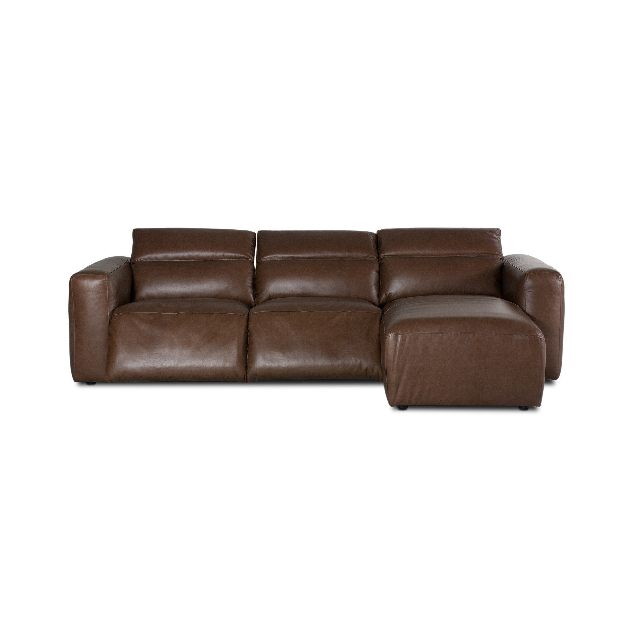 Four Hands Radley Power Recliner 3-Piece Sectional W/ Chaise — Sonoma Coco