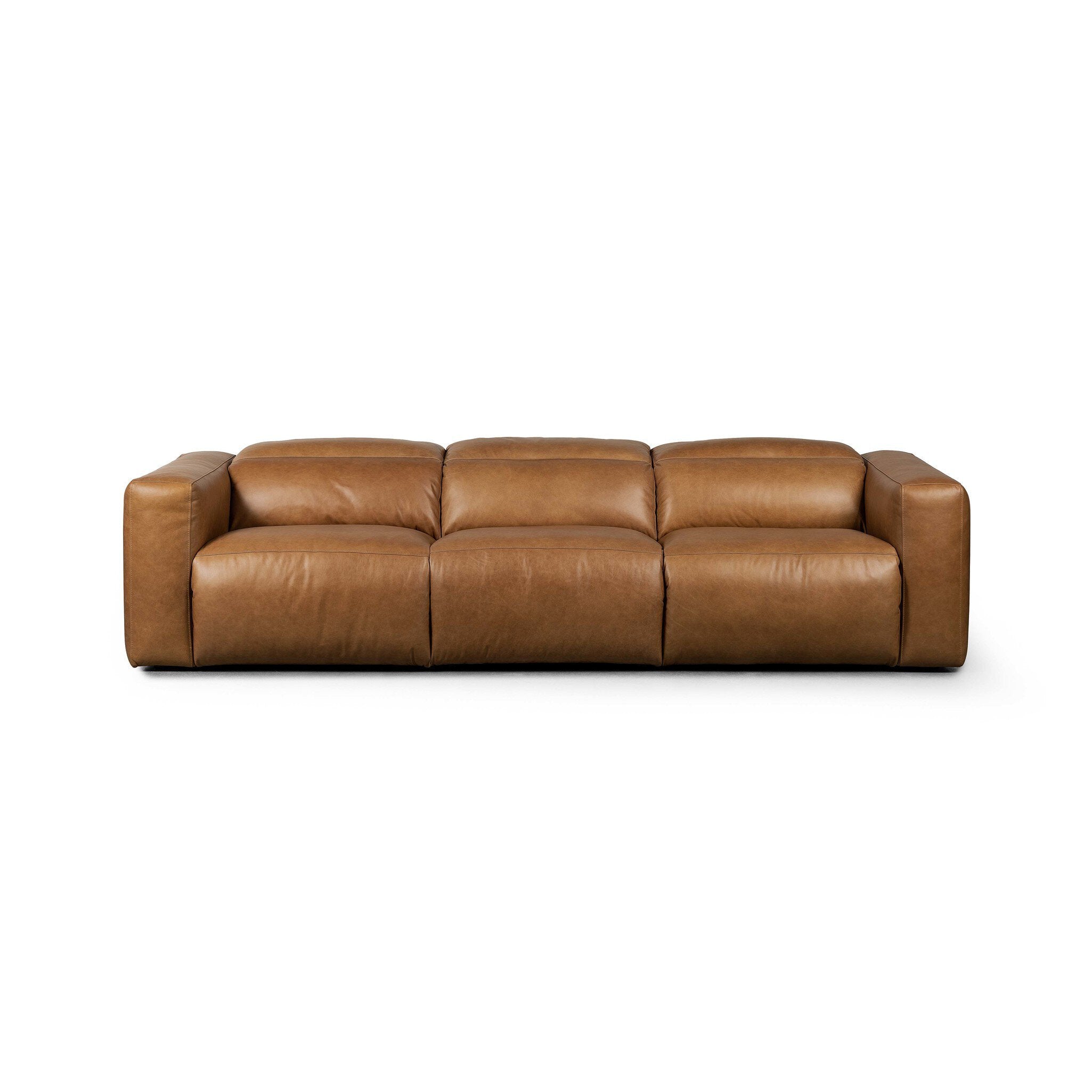 Four Hands Radley Power Recliner 3-Piece Sectional — Sonoma Butterscotch