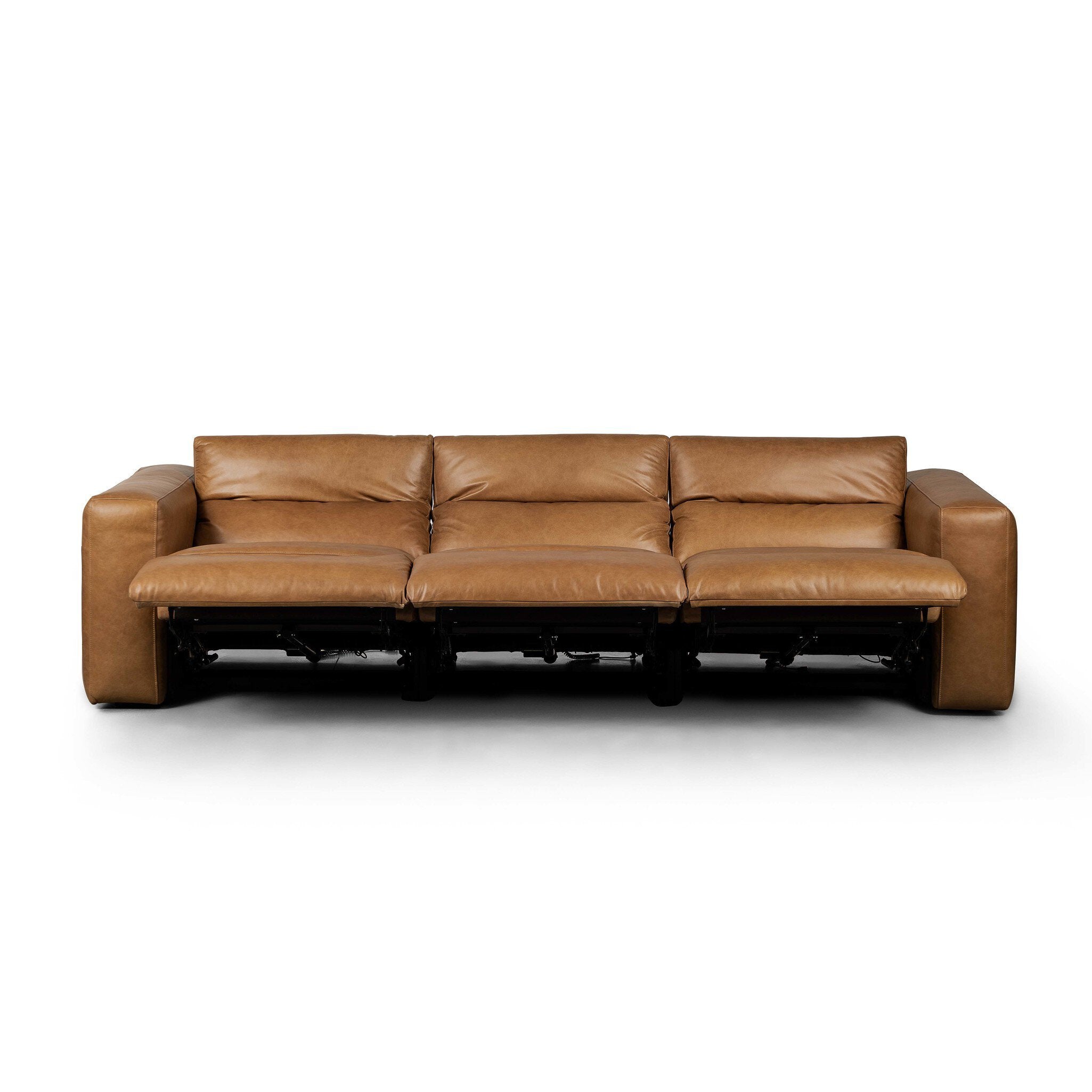 Four Hands Radley Power Recliner 3-Piece Sectional — Sonoma Butterscotch