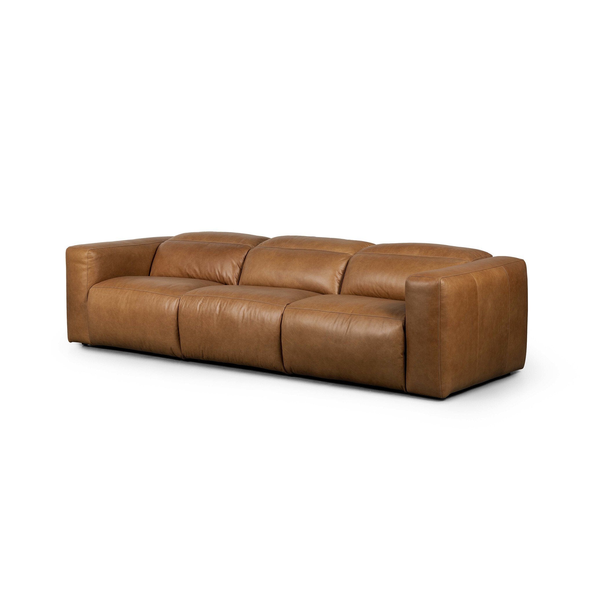 Four Hands Radley Power Recliner 3-Piece Sectional — Sonoma Butterscotch