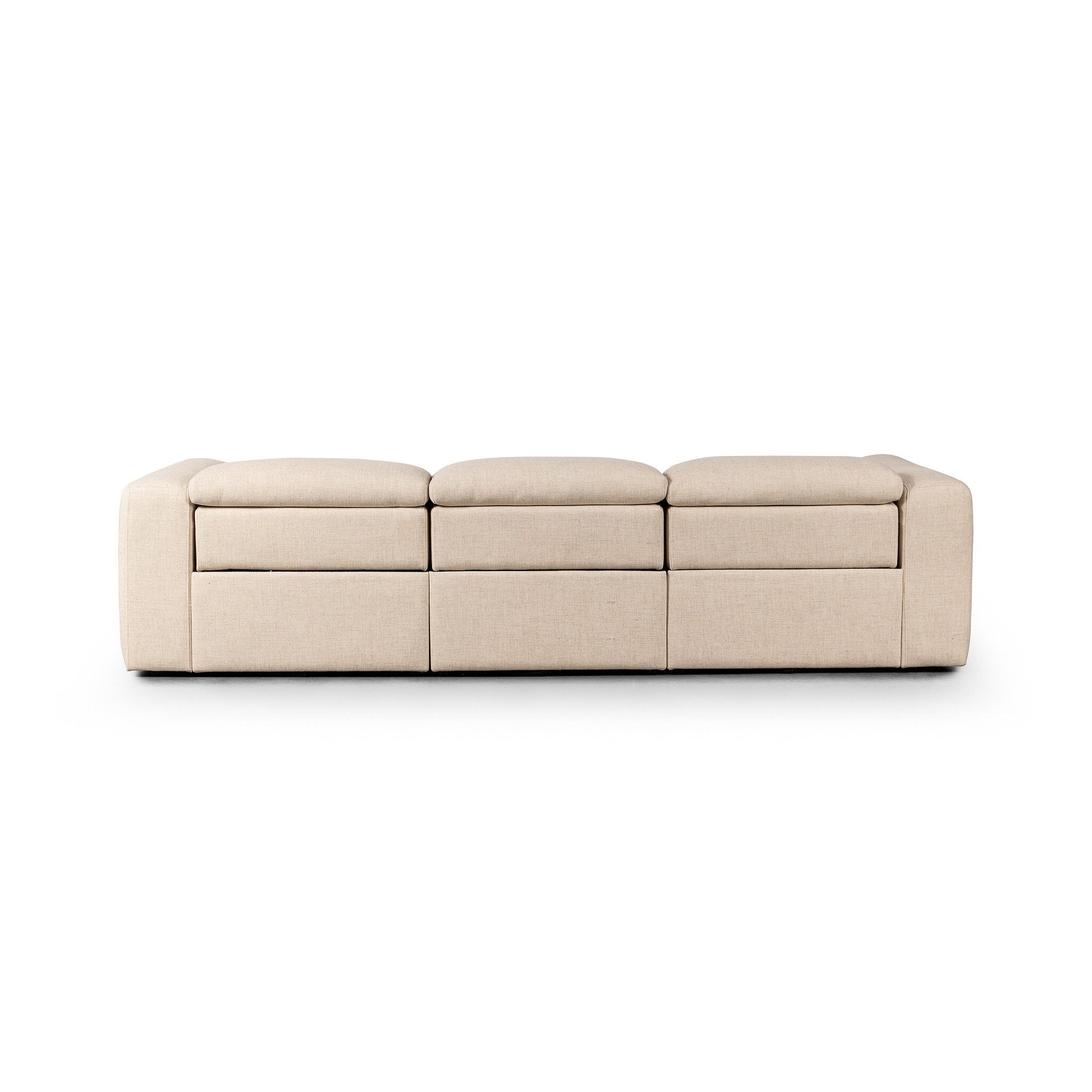 Four Hands Radley Power Recliner 3-Piece Sectional — Antigo Natural