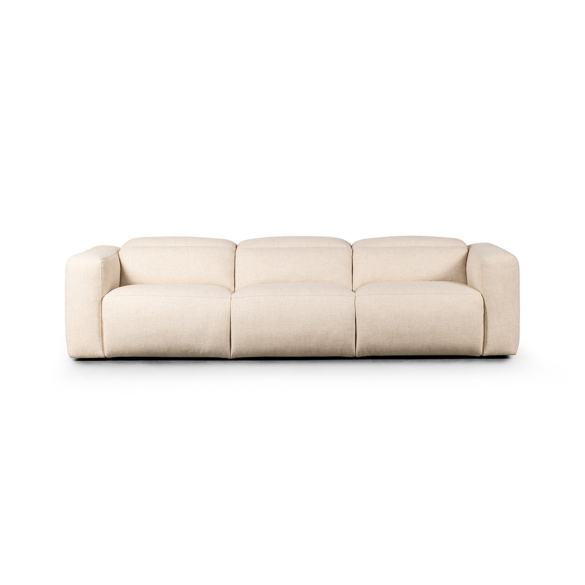 Four Hands Radley Power Recliner 3-Piece Sectional — Antigo Natural