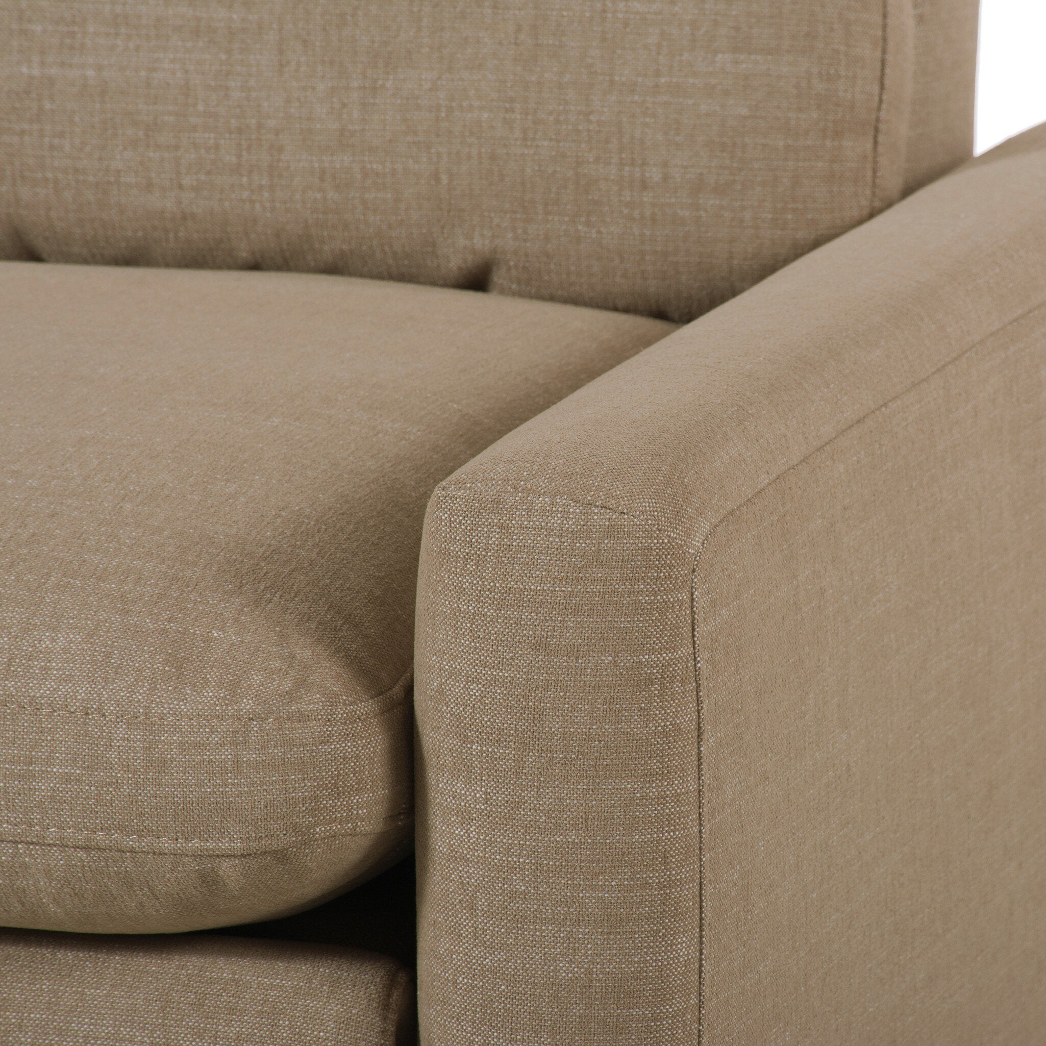Four Hands Tillery Power Recliner 2-Piece Sectional — Crypton Nomad Taupe