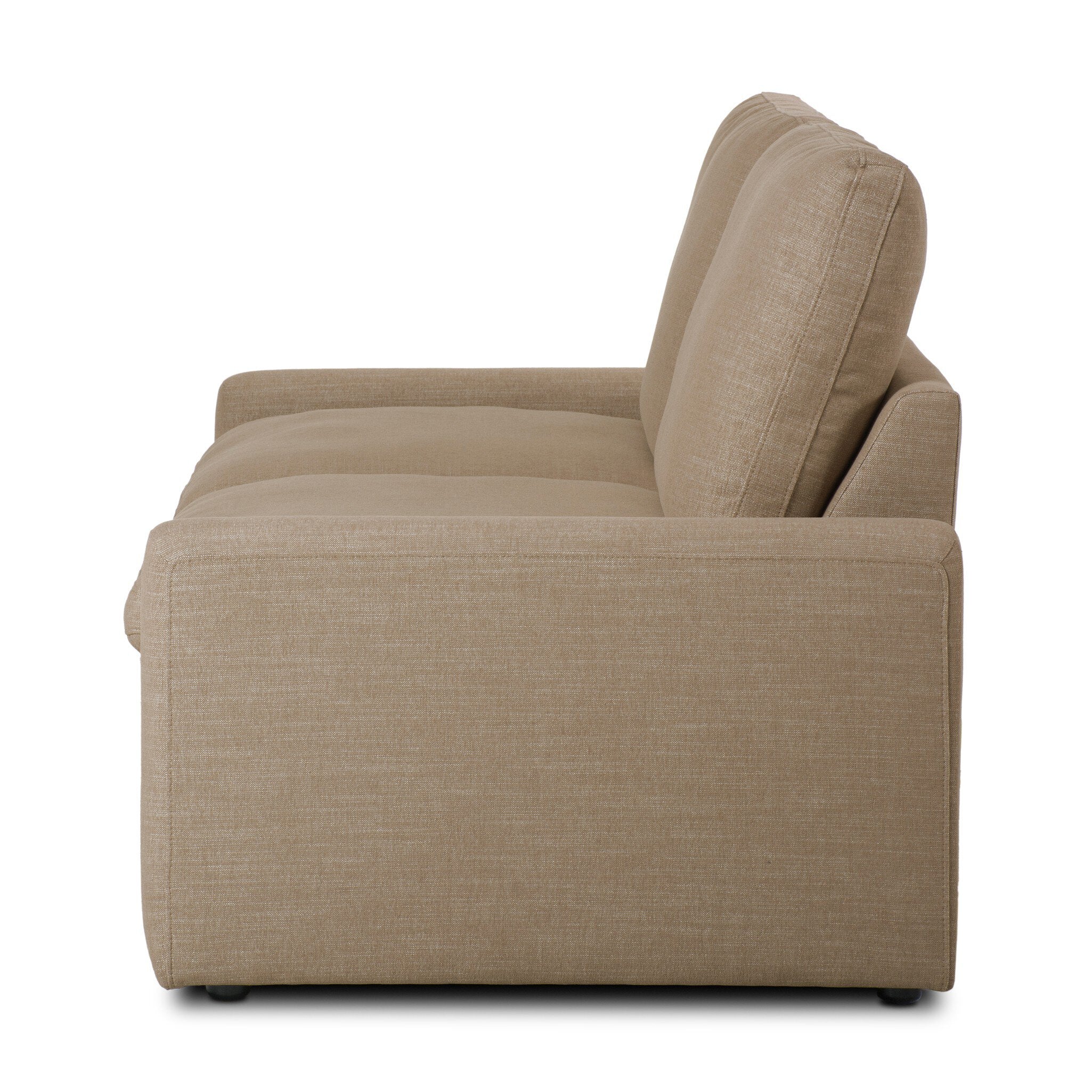 Four Hands Tillery Power Recliner 2-Piece Sectional — Crypton Nomad Taupe