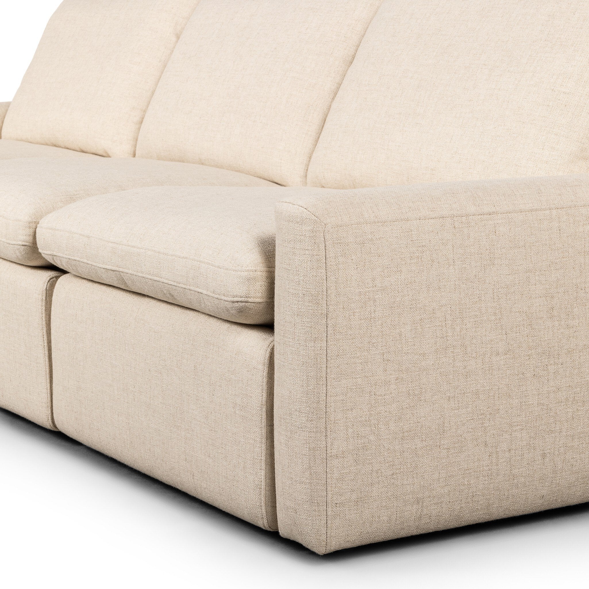 Four Hands Tillery Power Recliner 3-Piece Sectional — Antigo Natural