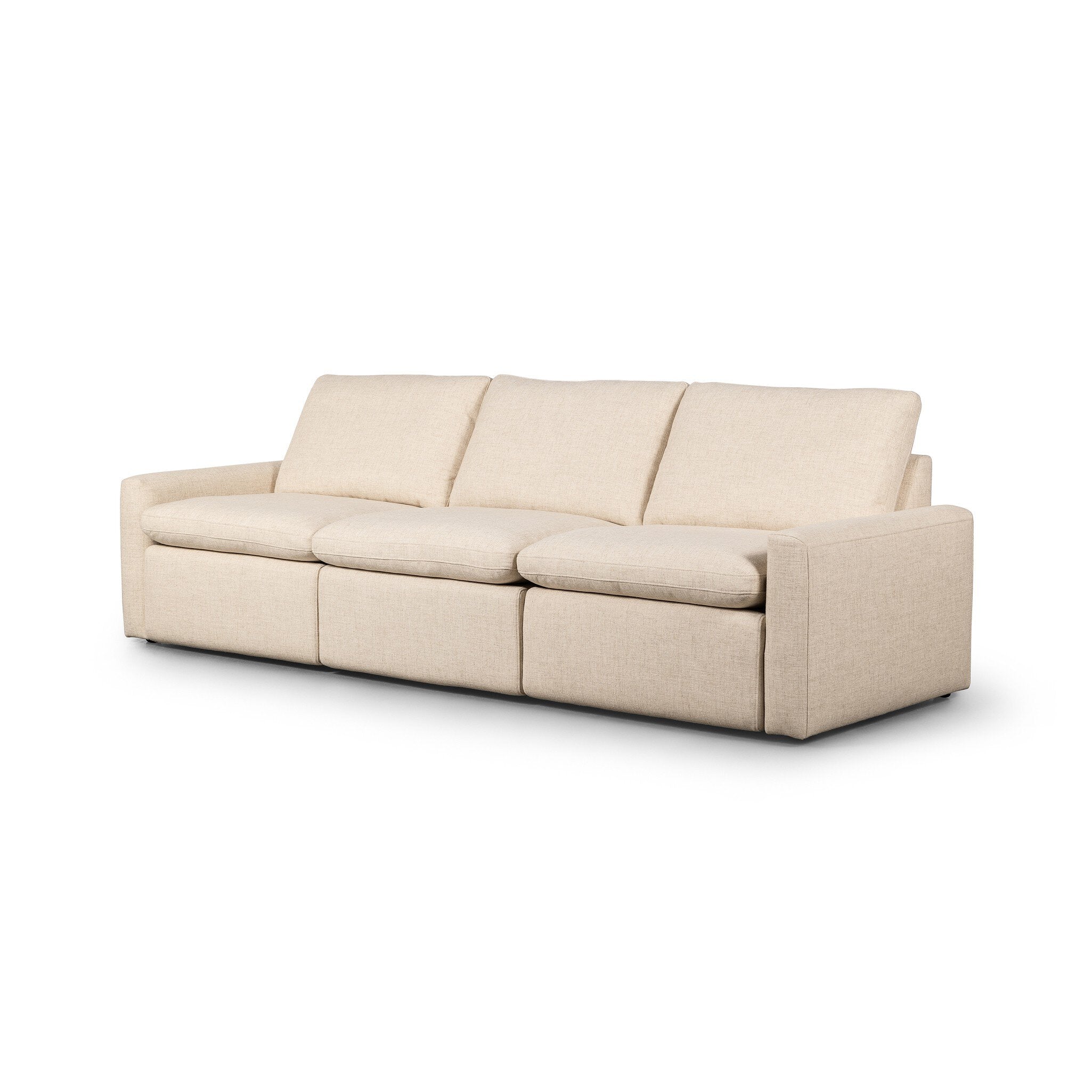 Four Hands Tillery Power Recliner 3-Piece Sectional — Antigo Natural