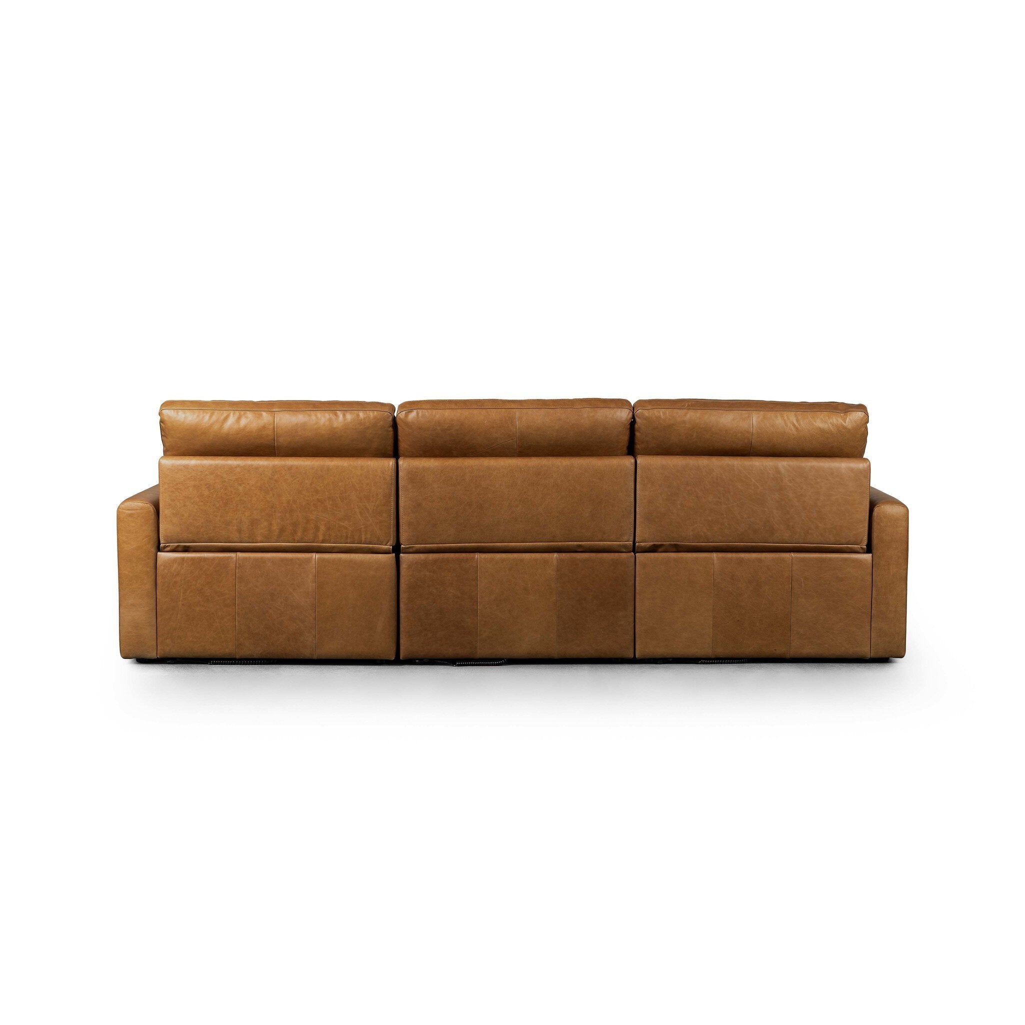 Four Hands Tillery Power Recliner 3-Piece Sectional — Sonoma Butterscotch