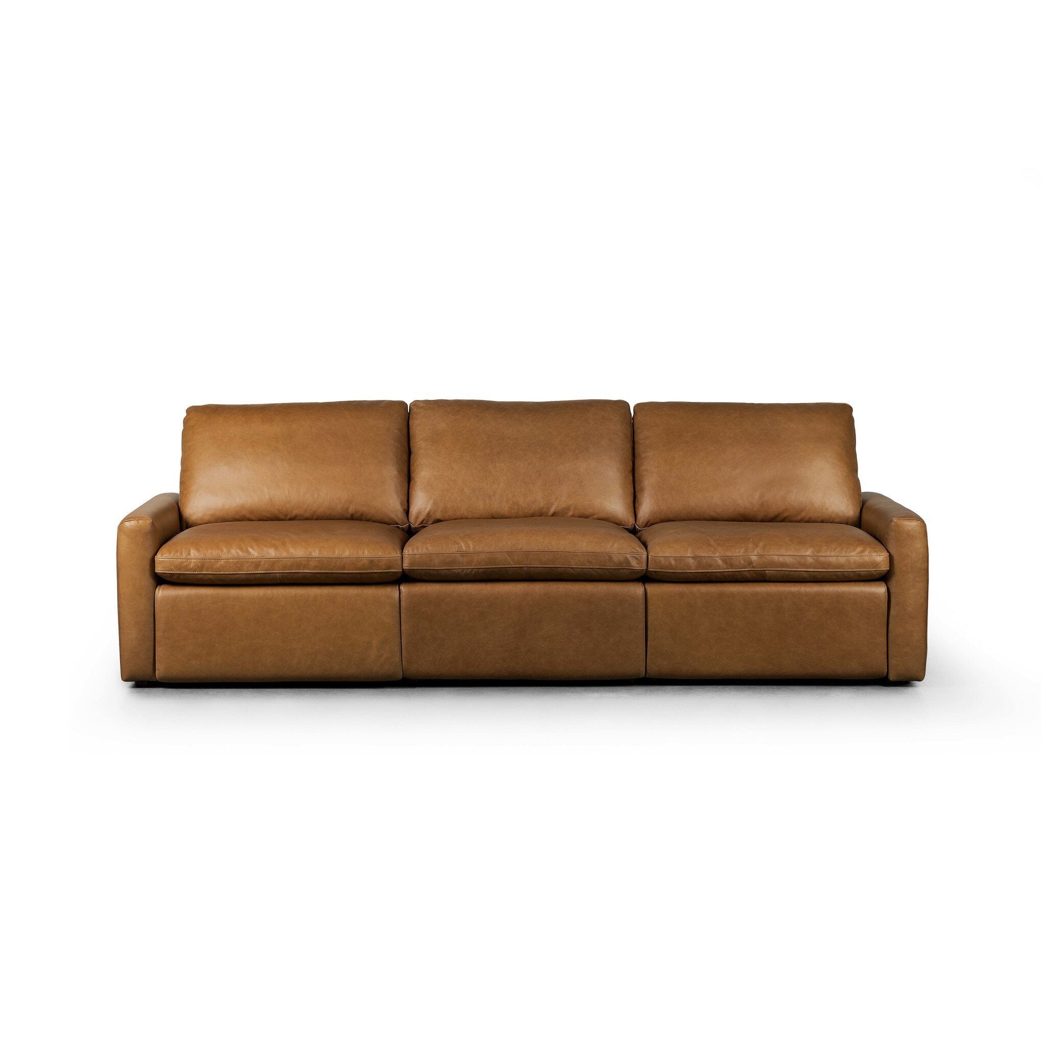 Four Hands Tillery Power Recliner 3-Piece Sectional — Sonoma Butterscotch