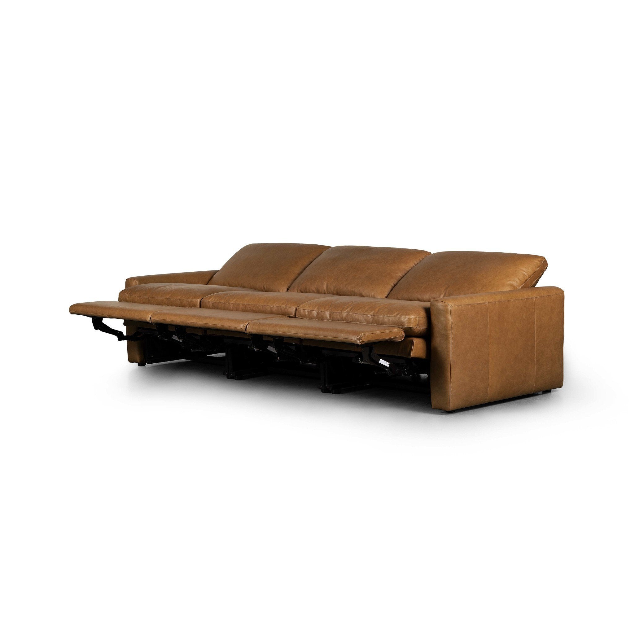 Four Hands Tillery Power Recliner 3-Piece Sectional — Sonoma Butterscotch