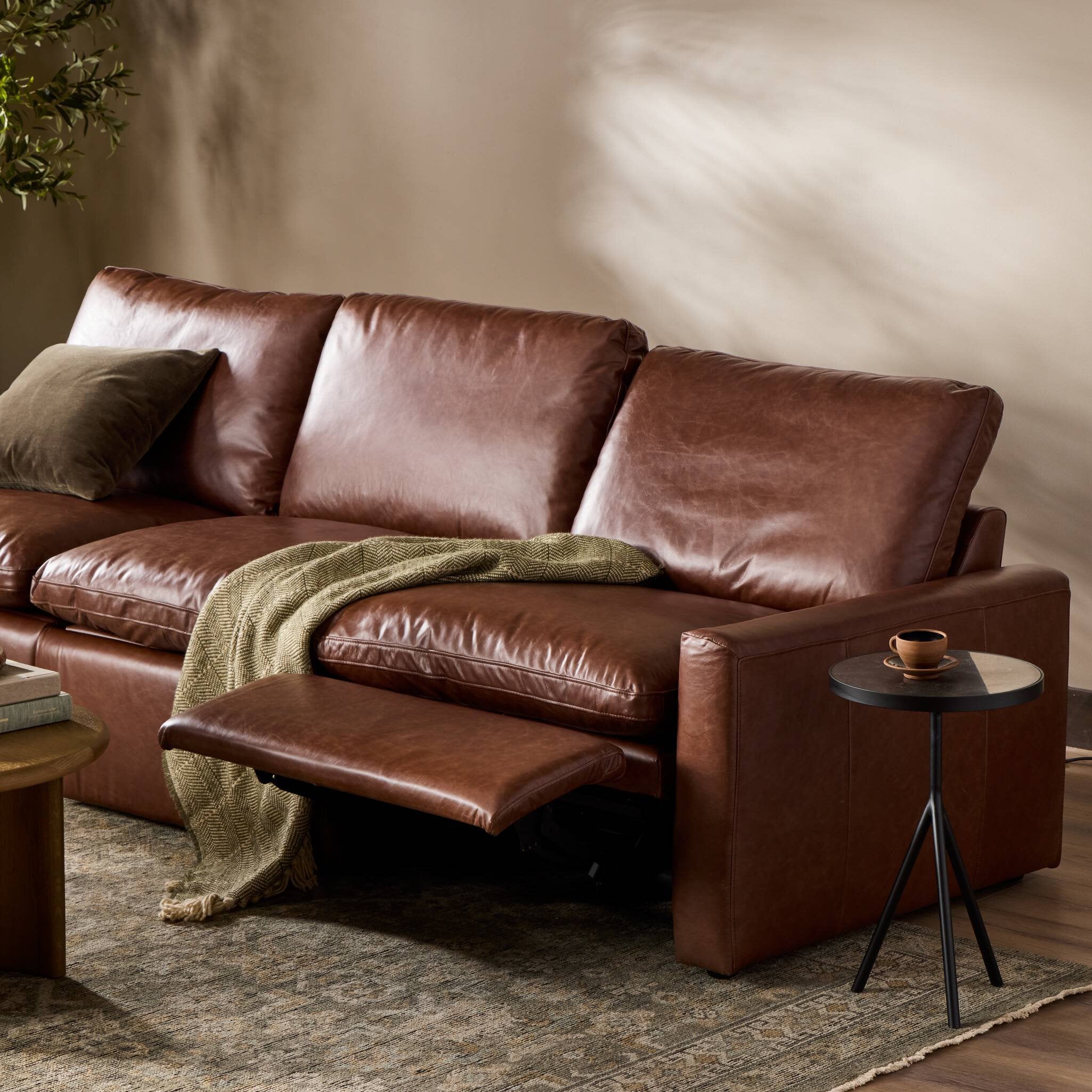 Four Hands Tillery Power Recliner 3-Piece Sectional — Sonoma Coco
