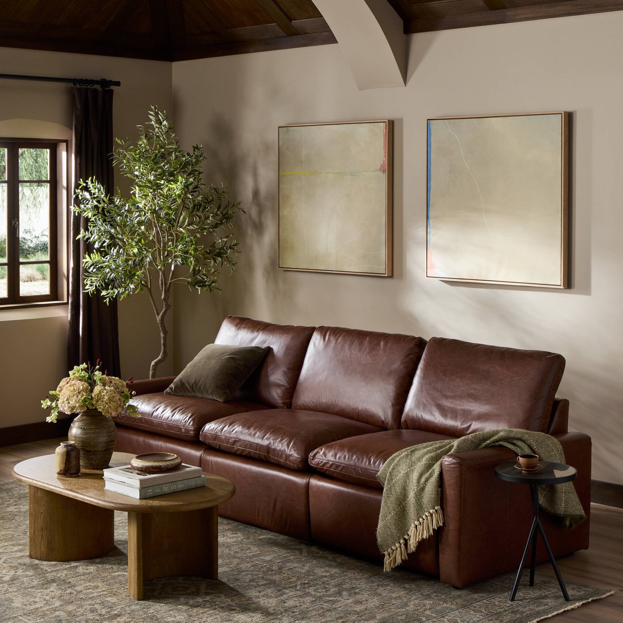 Four Hands Tillery Power Recliner 3-Piece Sectional — Sonoma Coco