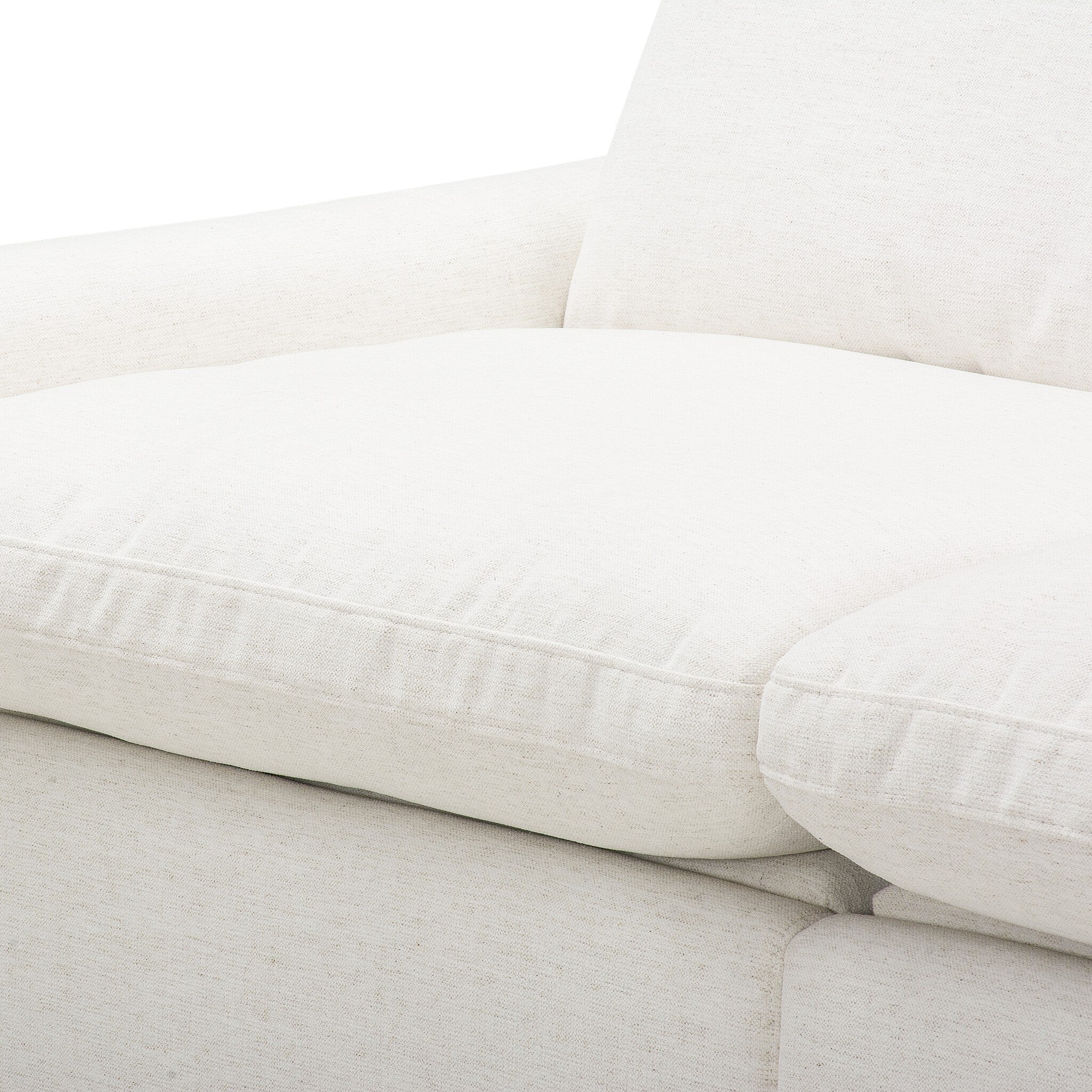 Four Hands Tillery Power Recliner 3-Piece Sectional — Crypton Nomad Snow