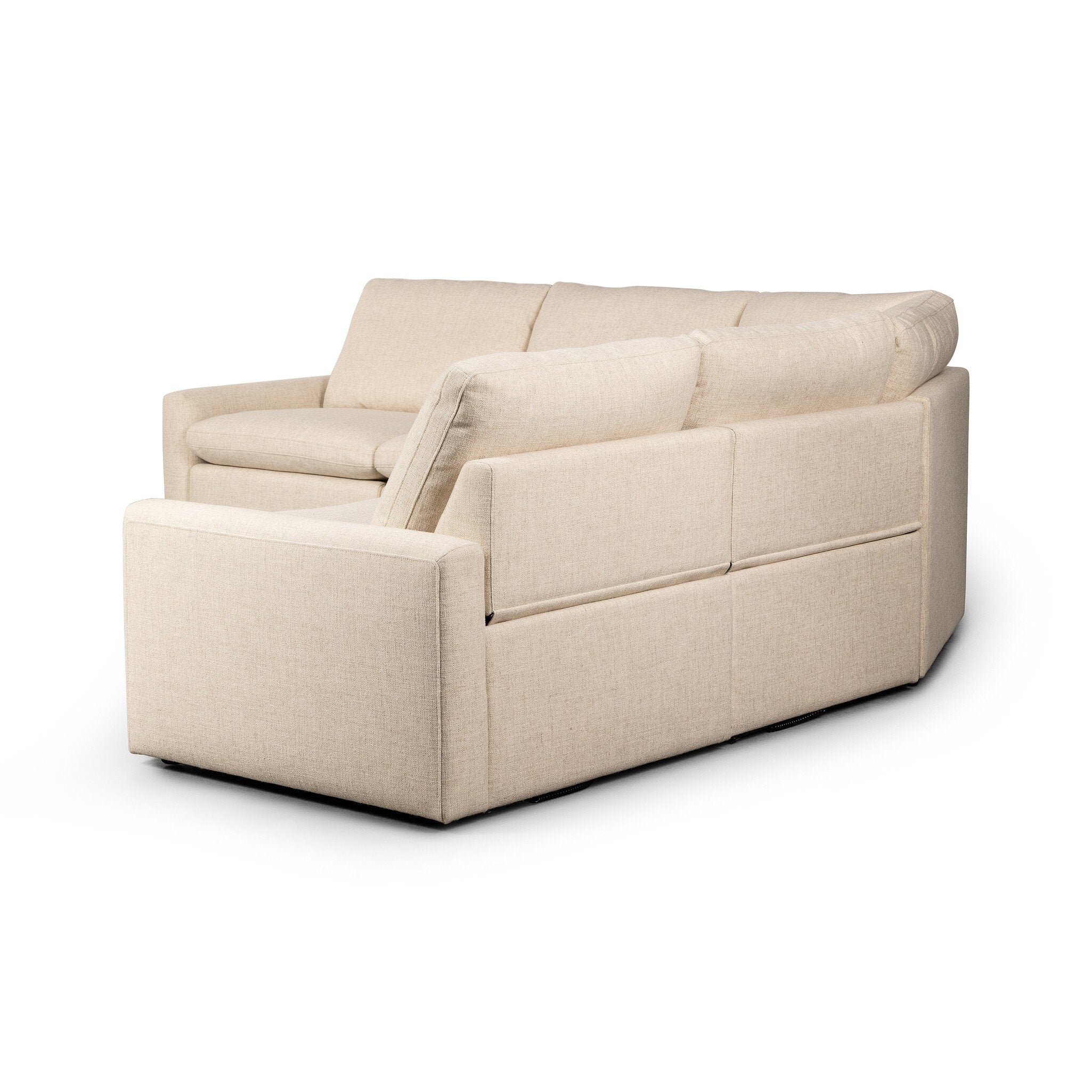 Four Hands Tillery Power Recliner 5-Piece Sectional — Antigo Natural