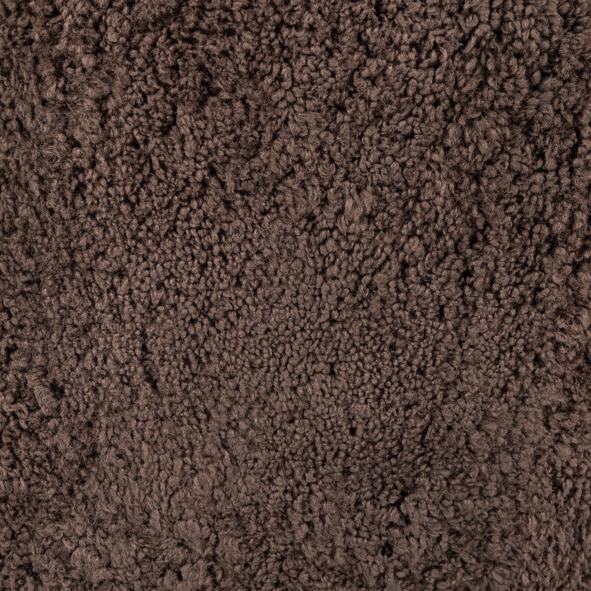 Four Hands Julius Swivel Chair — Cocoa Shearling-Sienna Brown
