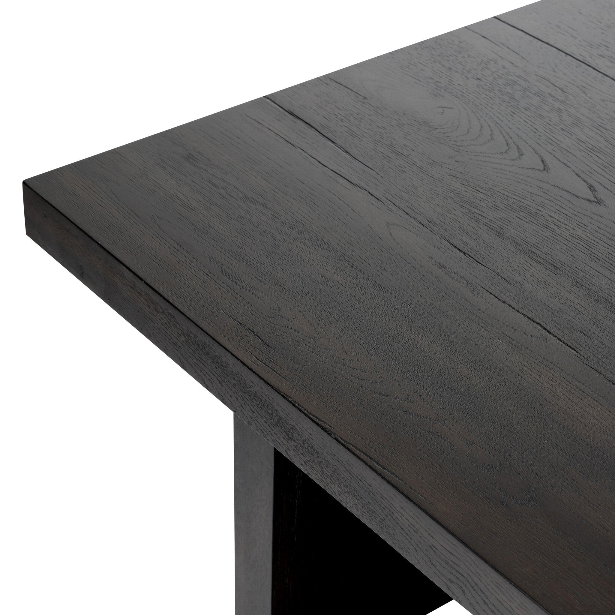 Four Hands Isaac Coffee Table — Smoked Black-Smoked Black Veneer