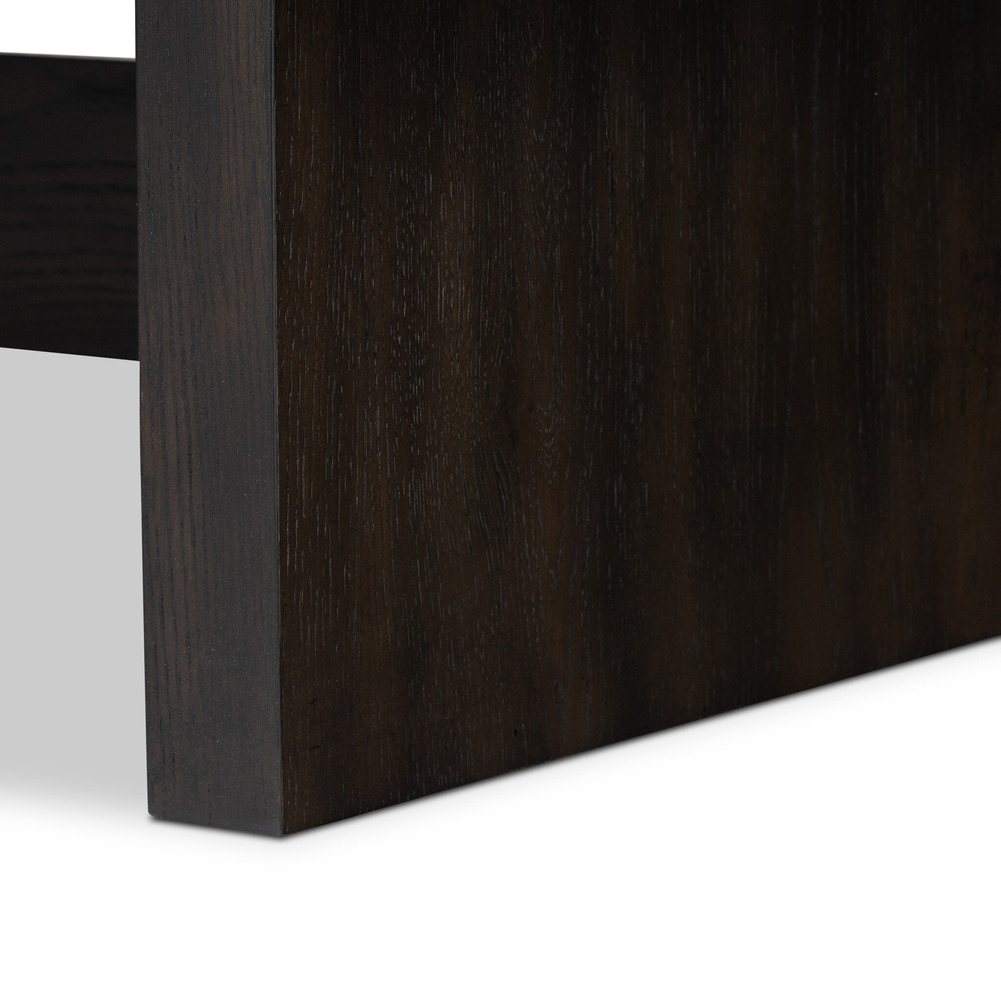 Four Hands Isaac Coffee Table — Smoked Black-Smoked Black Veneer
