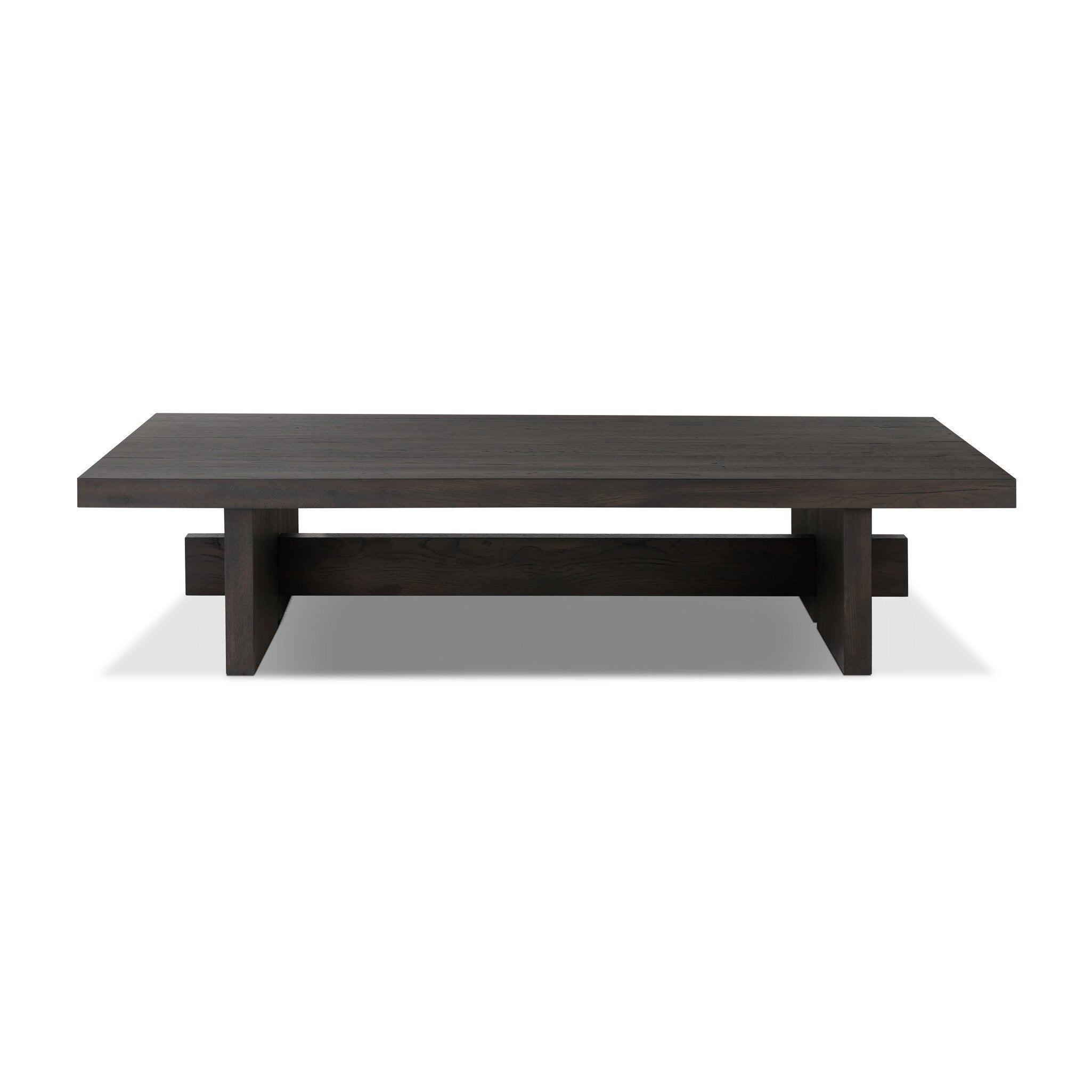 Four Hands Isaac Coffee Table — Smoked Black-Smoked Black Veneer