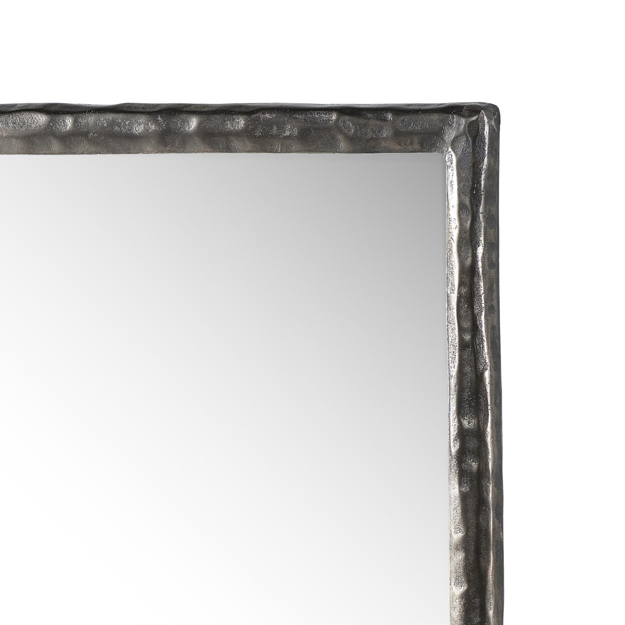 Four Hands Langford Wall Mirror — Smoked Nickel