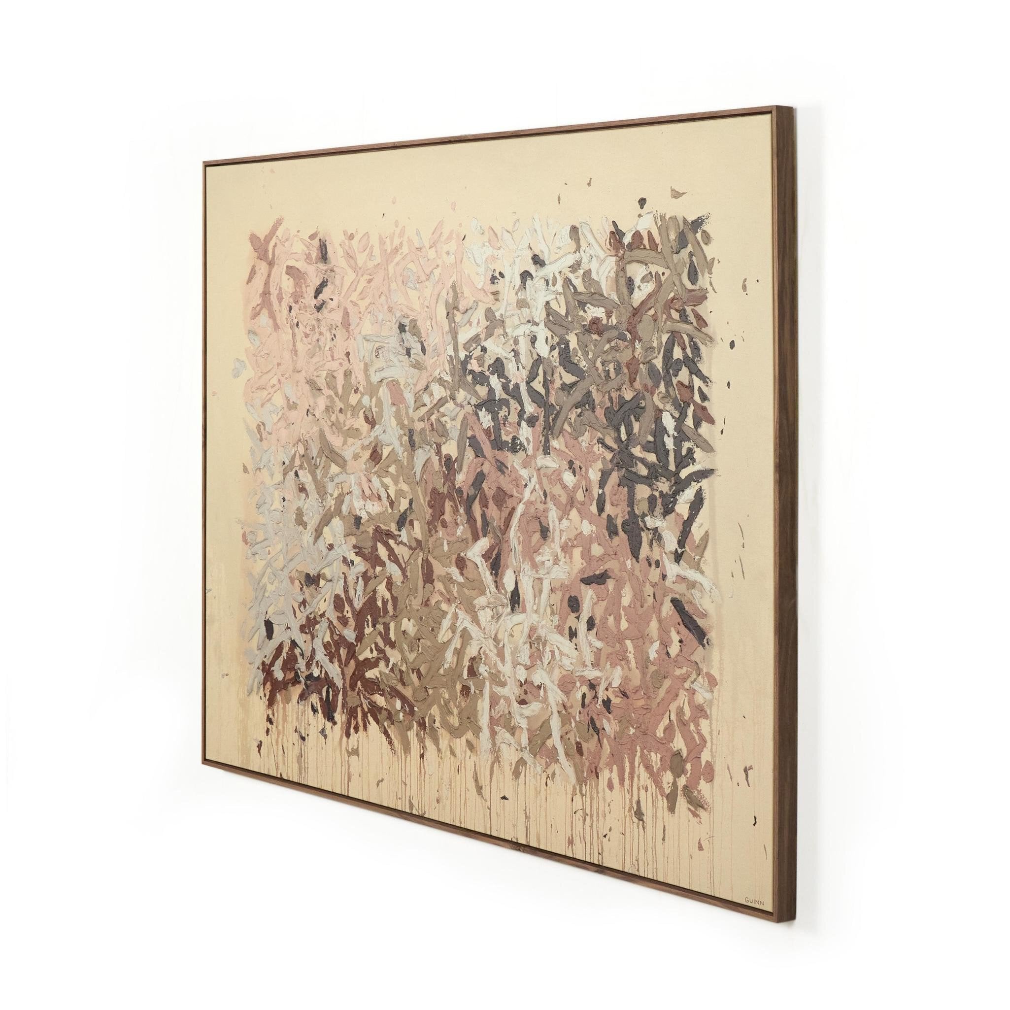 Four Hands Still His People by Tyler Guinn — 240147-004 - 60.0x48.0-Rustic Walnut Floater-Oversized