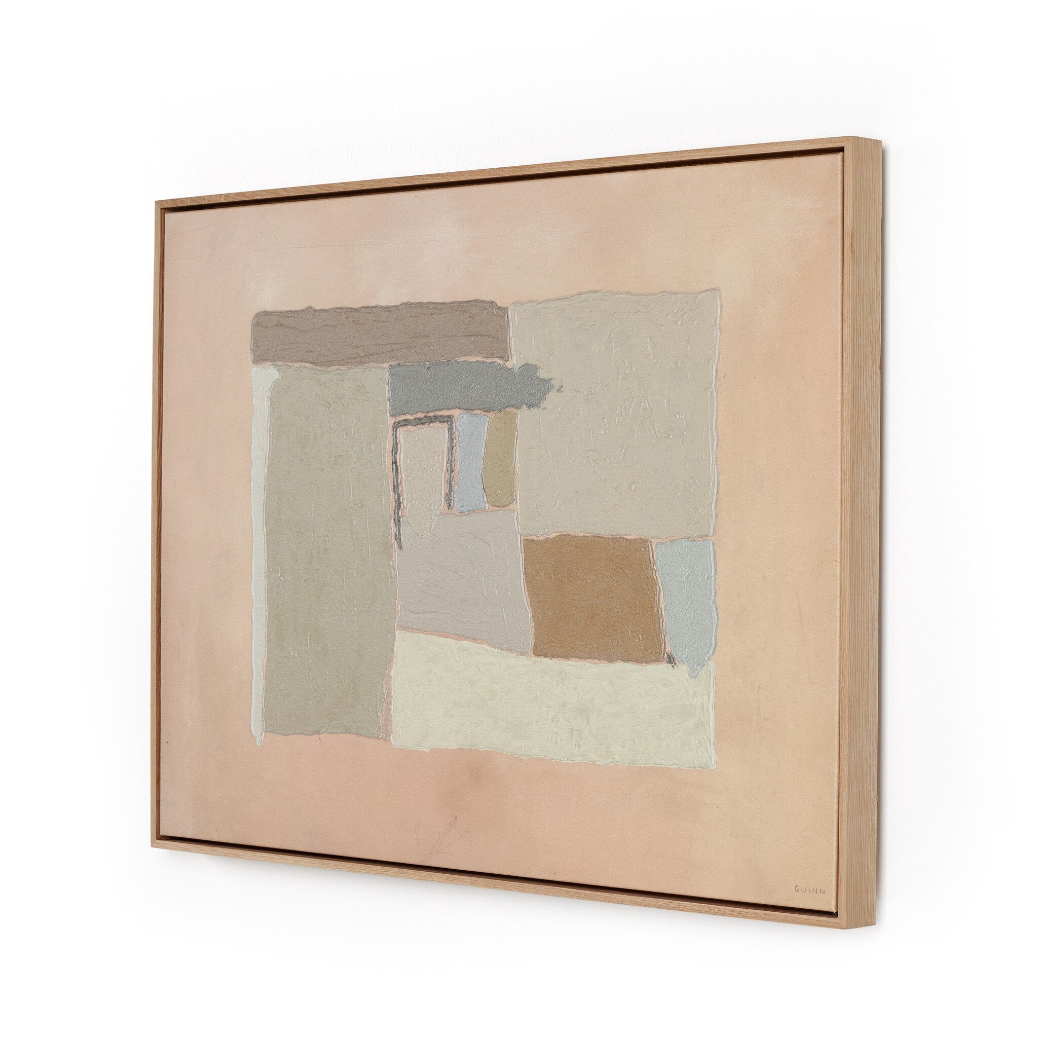 Four Hands Earthenware by Tyler Guinn — 240173-001 - 40.0x30.0-Vertical Grain White Oak Floater-Large