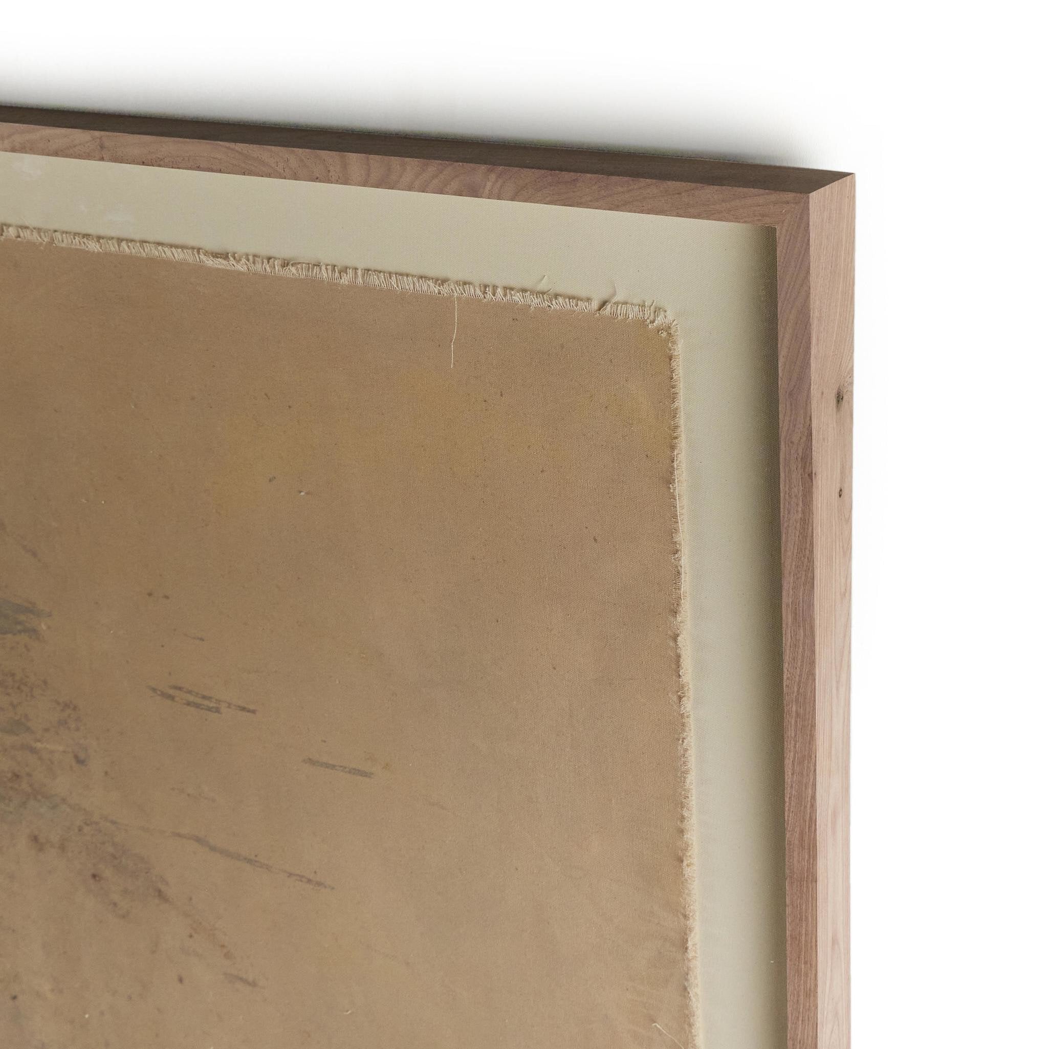 Four Hands Resting In Pastures No. 1 by Tyler Guinn — 240179-004 - 60.0x50.5-Rustic 2.5 Walnut-Oversized