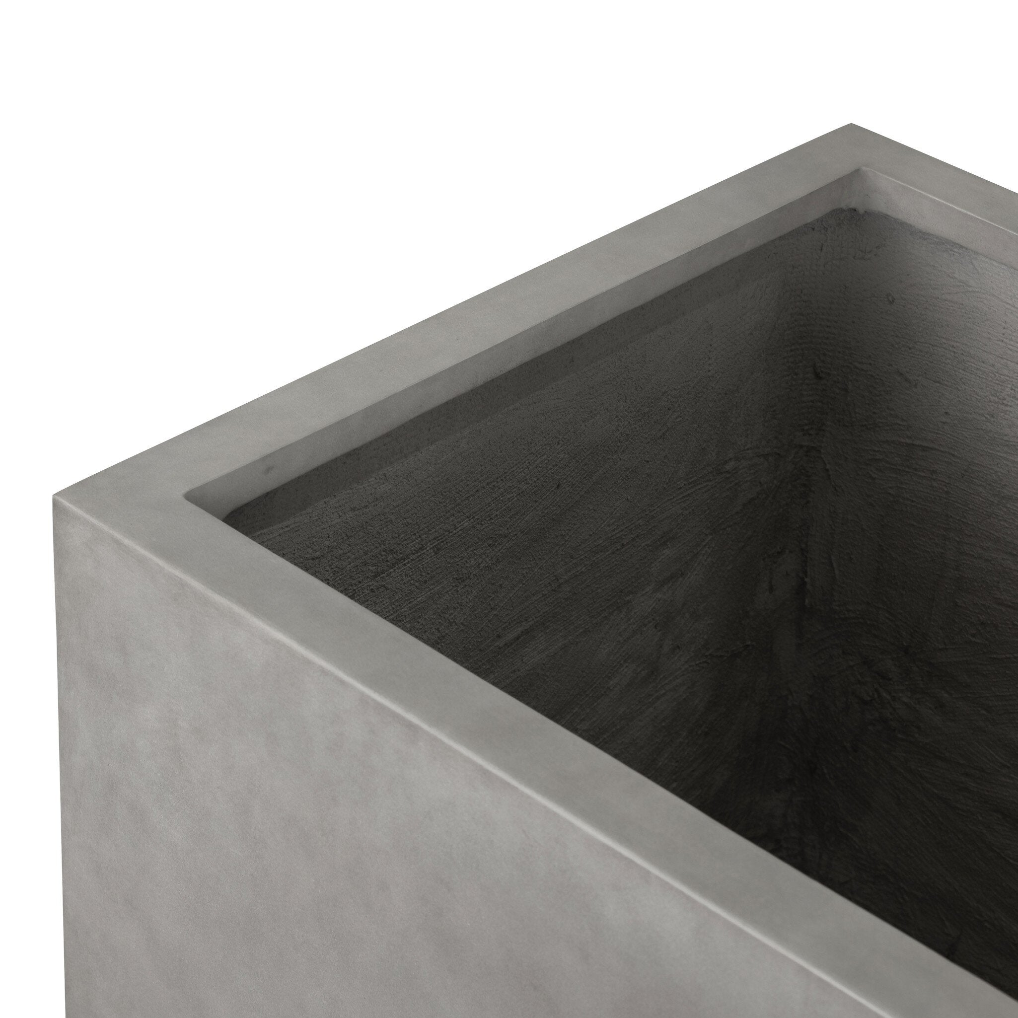 Four Hands Kiro Planter — Natural Grey Concrete