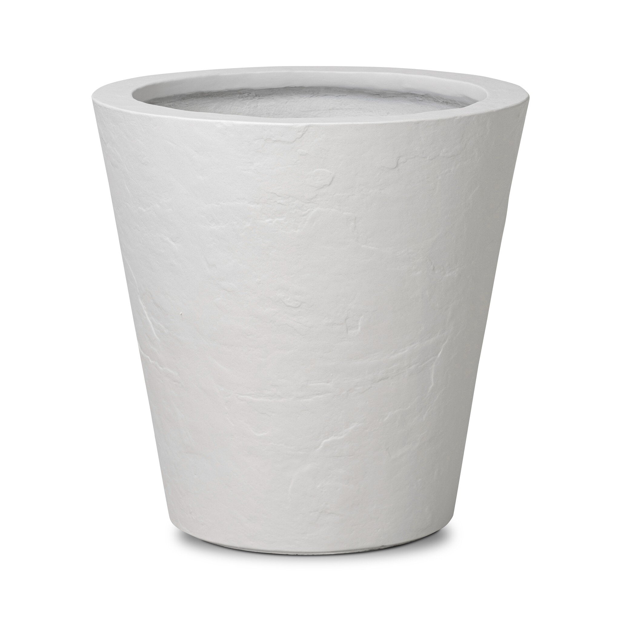 Four Hands Suvi Planter — Textured White Concrete